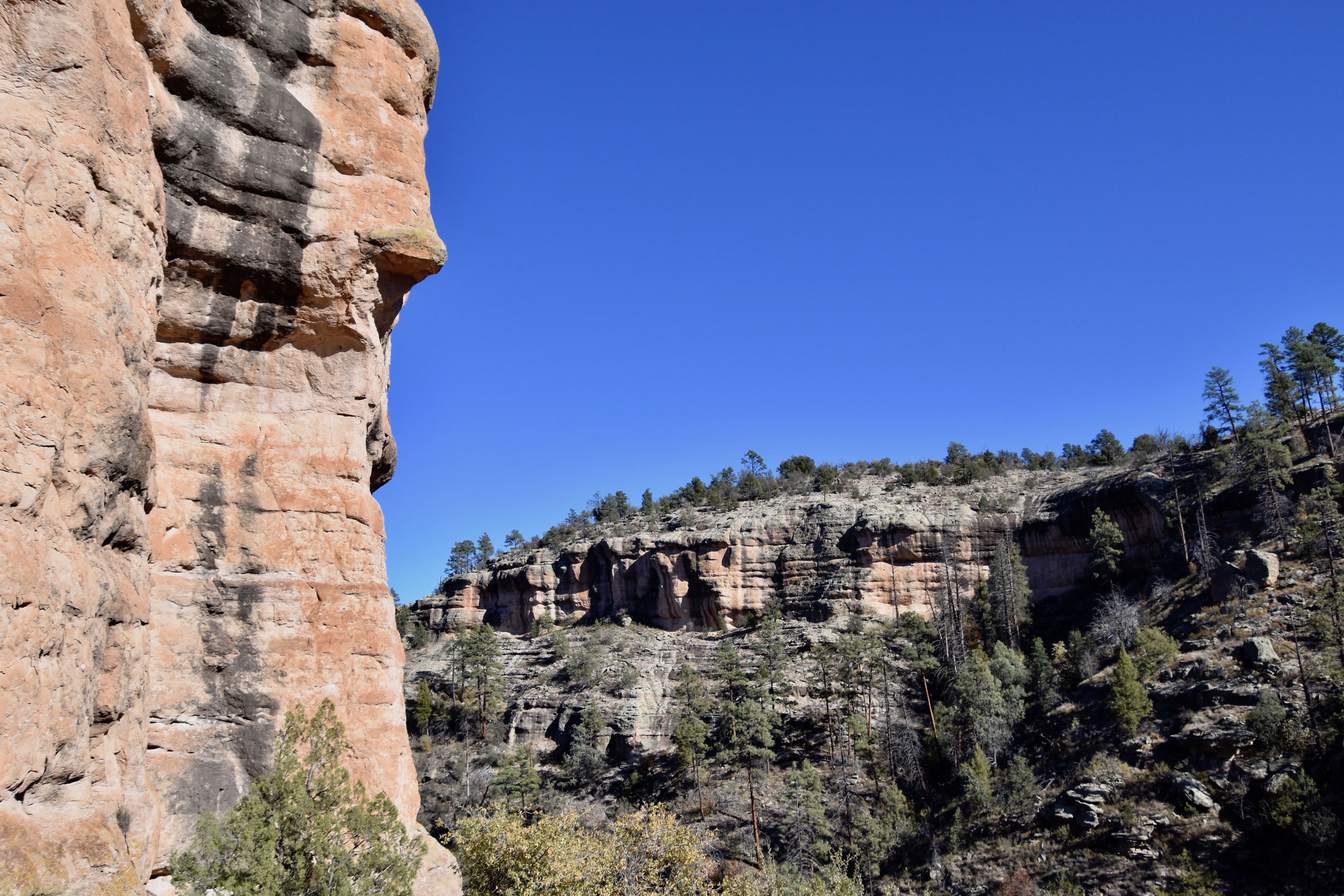 Surrounding Cliffs, Gila Cliff Dwellings