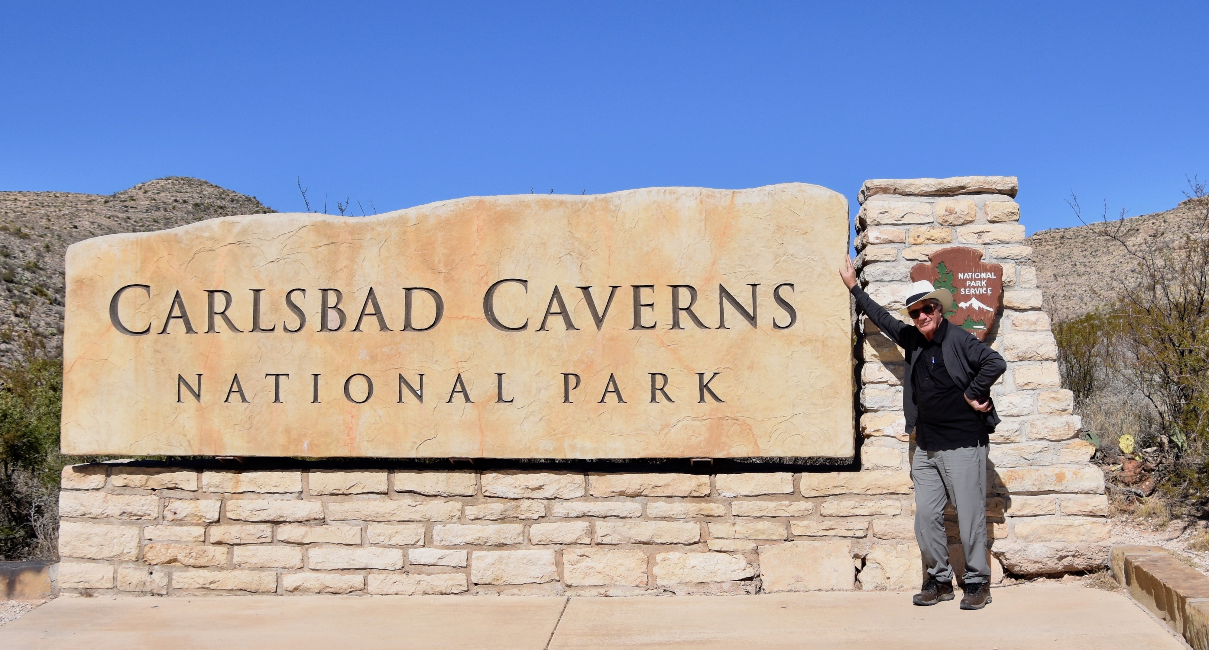Entrance to Carlsbad Caverns National Park