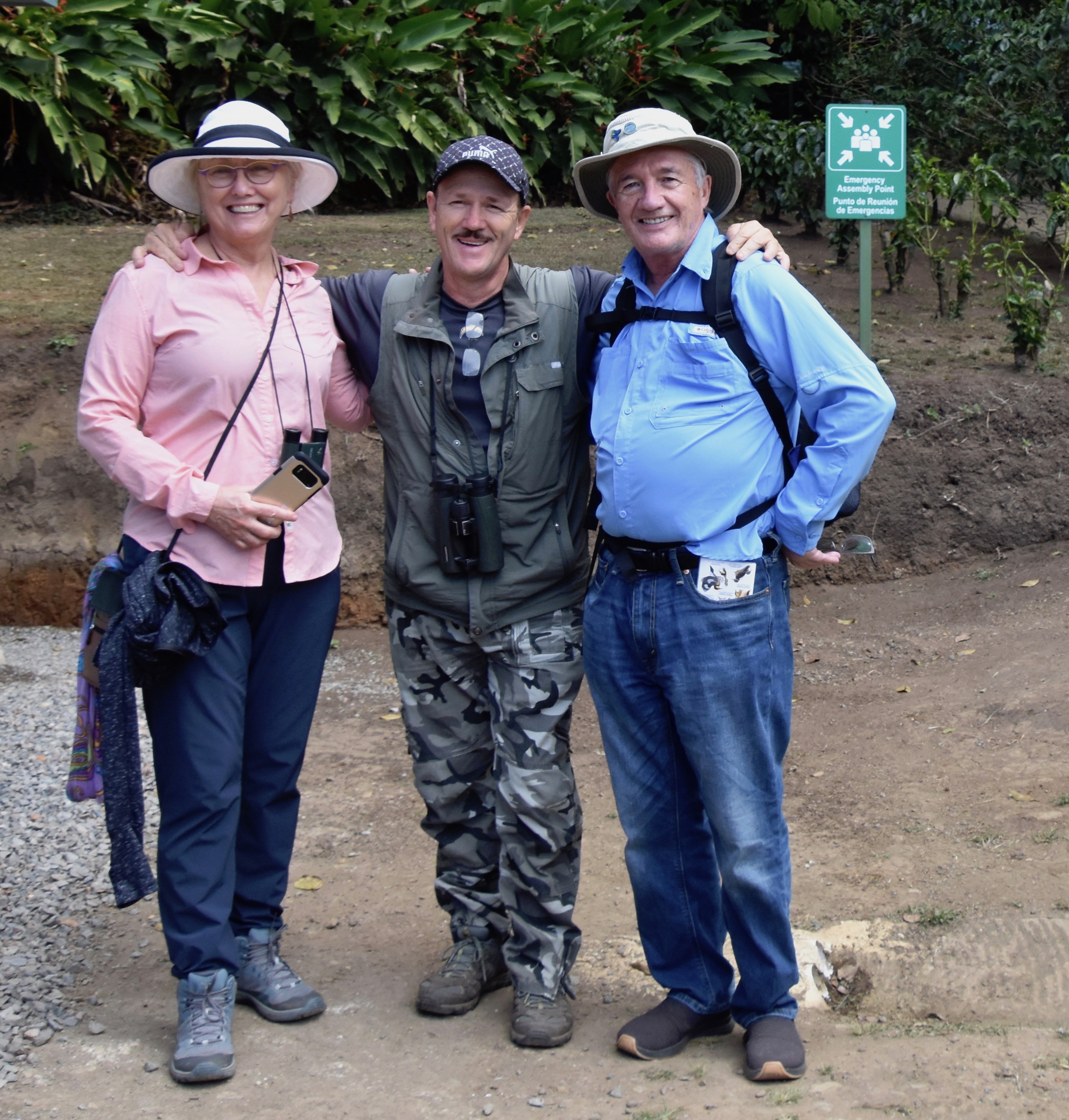 With Adrian Mendez at Monteverde