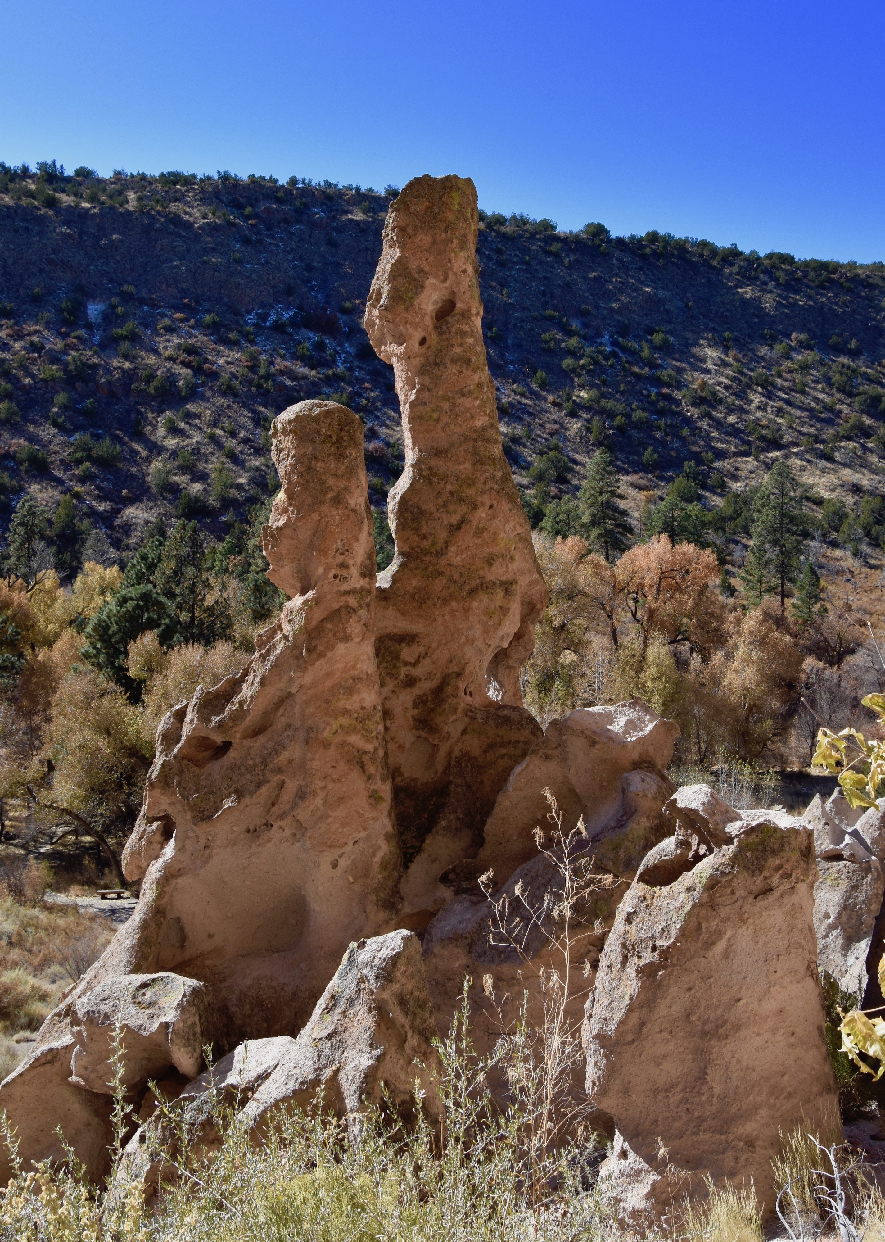 Rock Formations, Bandelier N.M.
