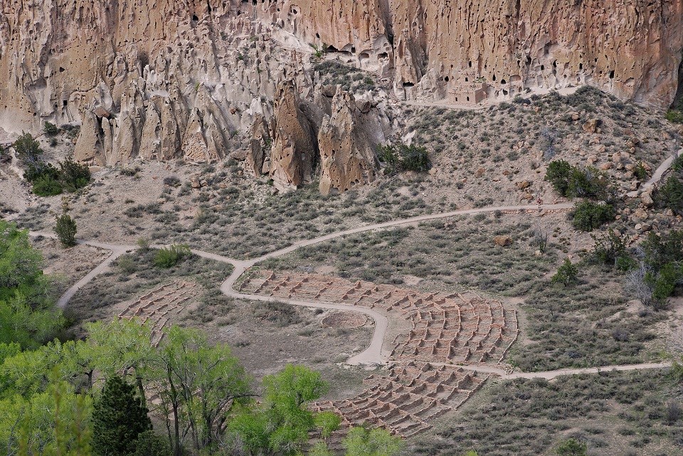 Aerial View of Bandelier