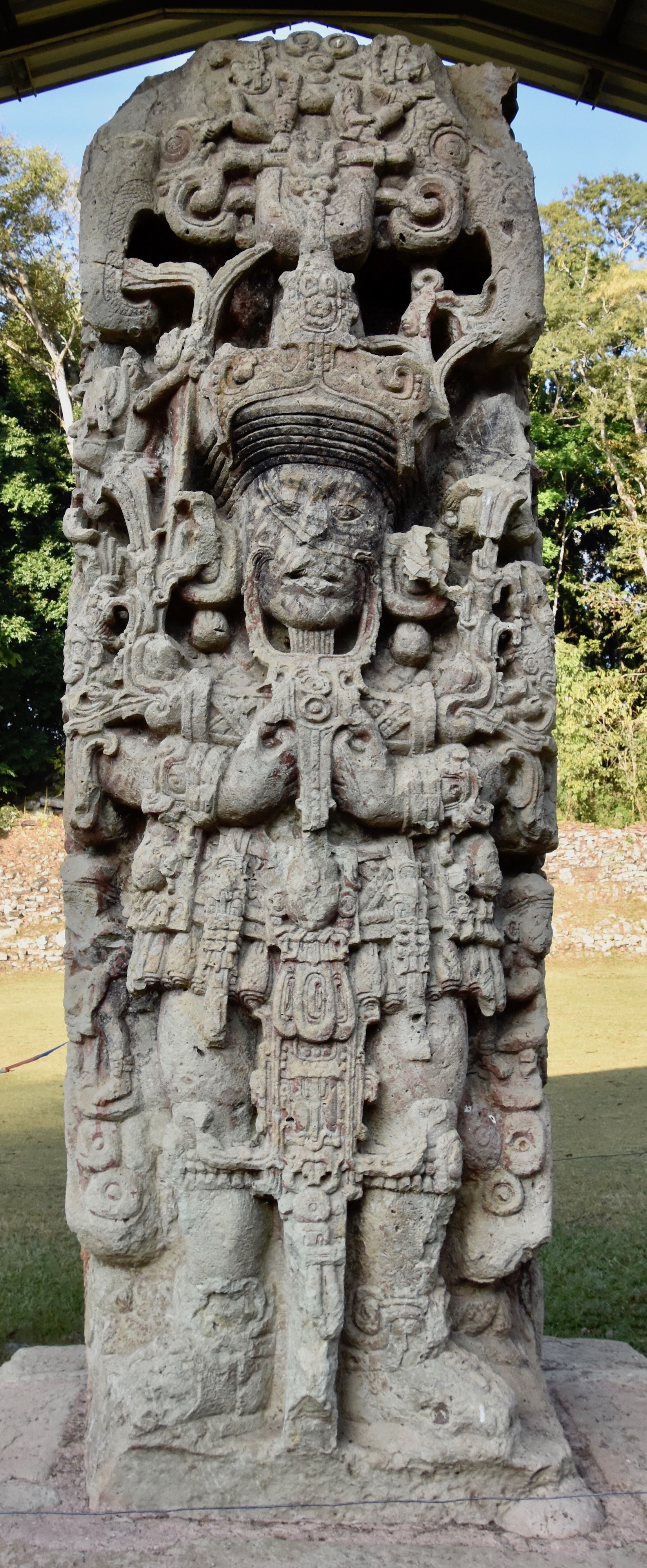 Stela B, Copan