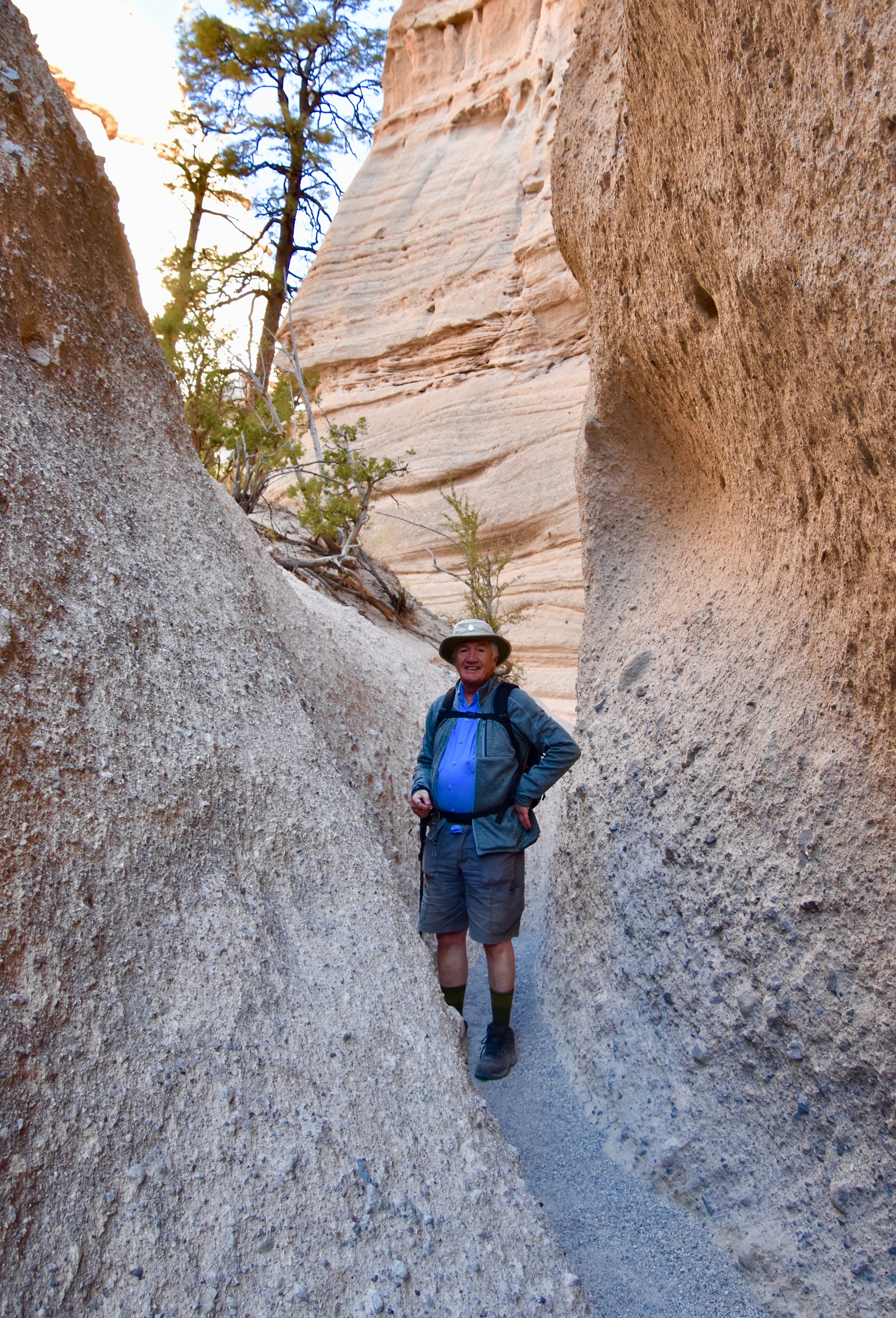 Inside the Slot Canyon at Tent Rocks