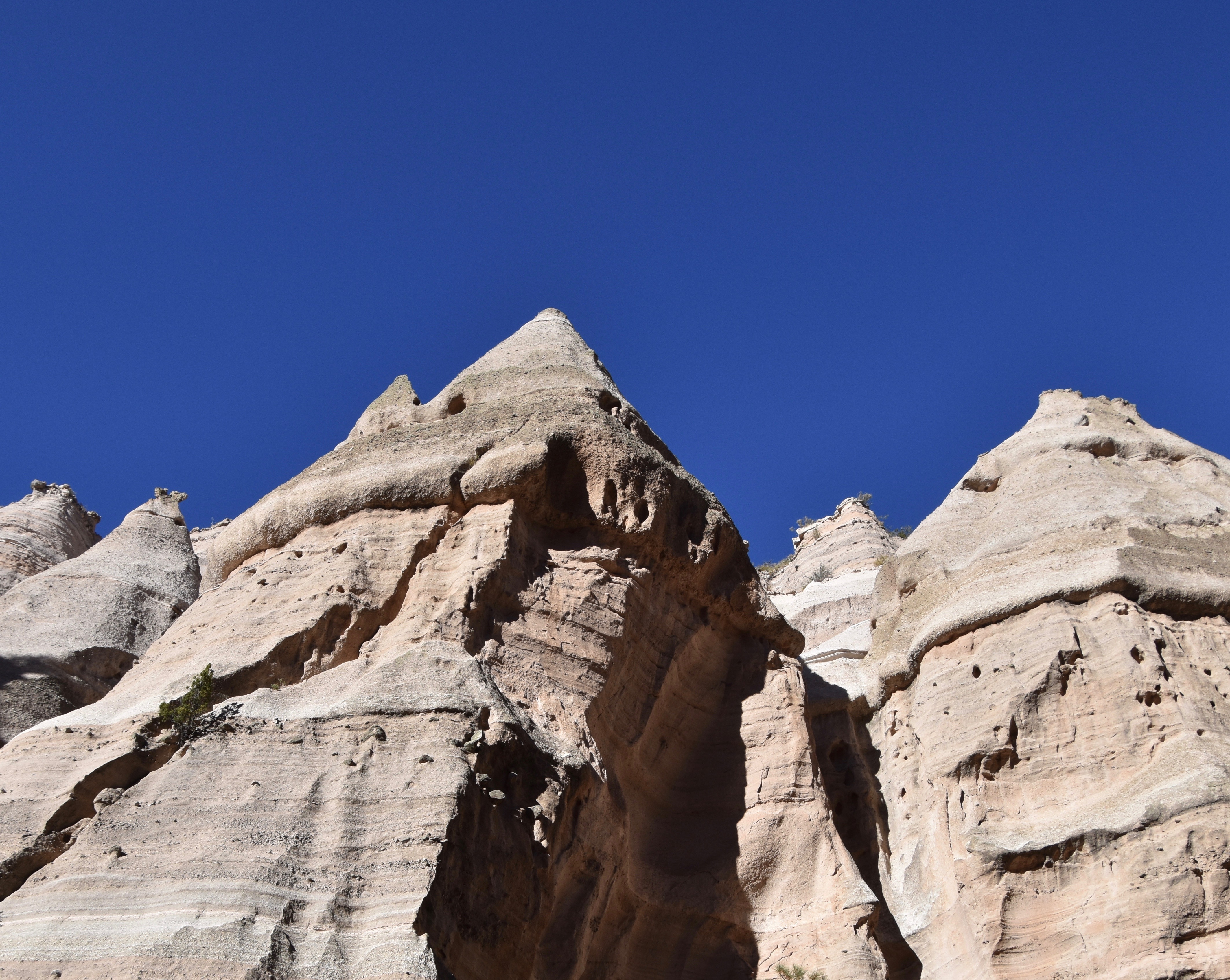 Looking Up From the Slot Canyon, Tent Rocks