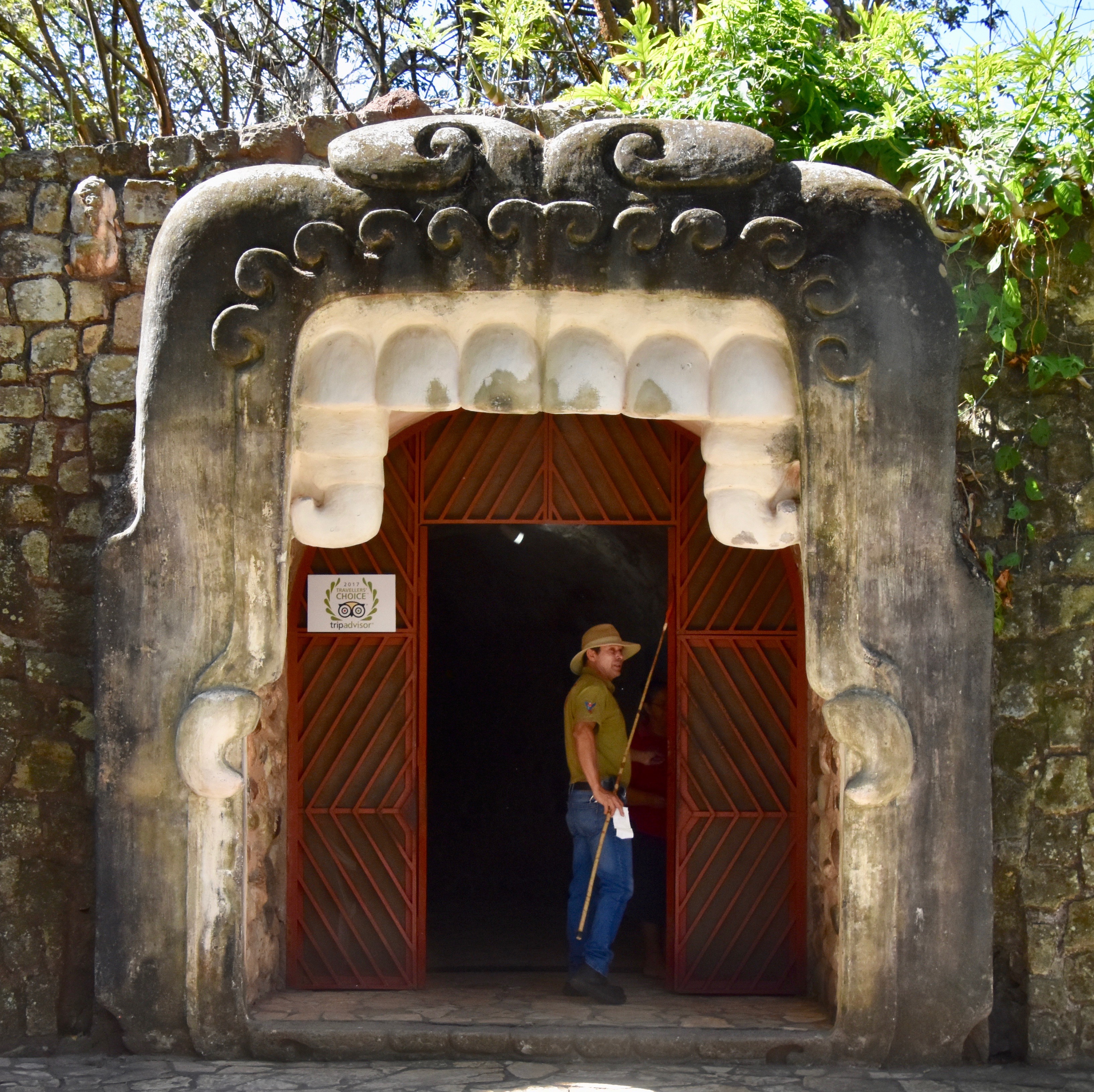 Juan Enters the Museum at Copan