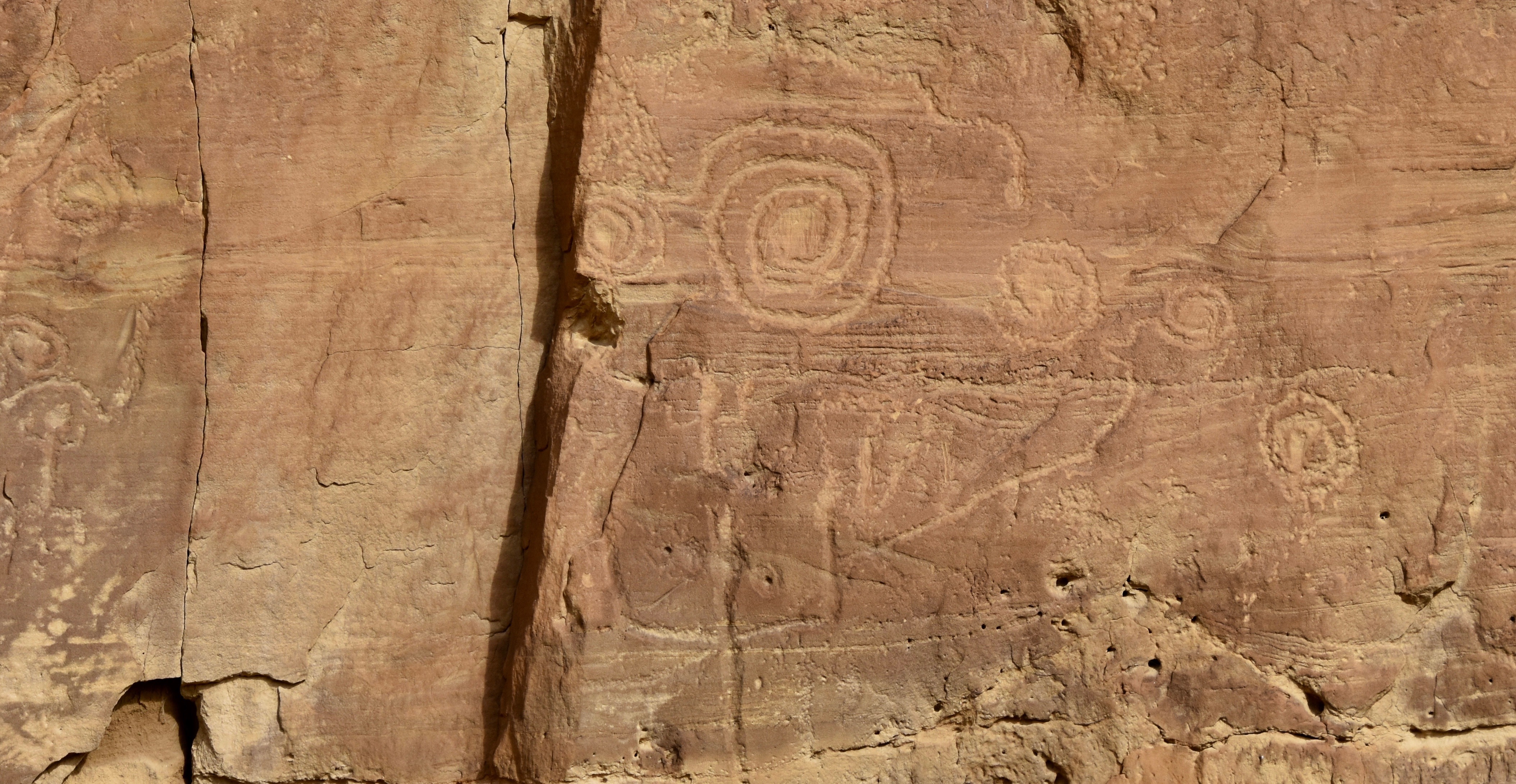 Petroglyph at Stop 11, Chaco Culture N.H.P.