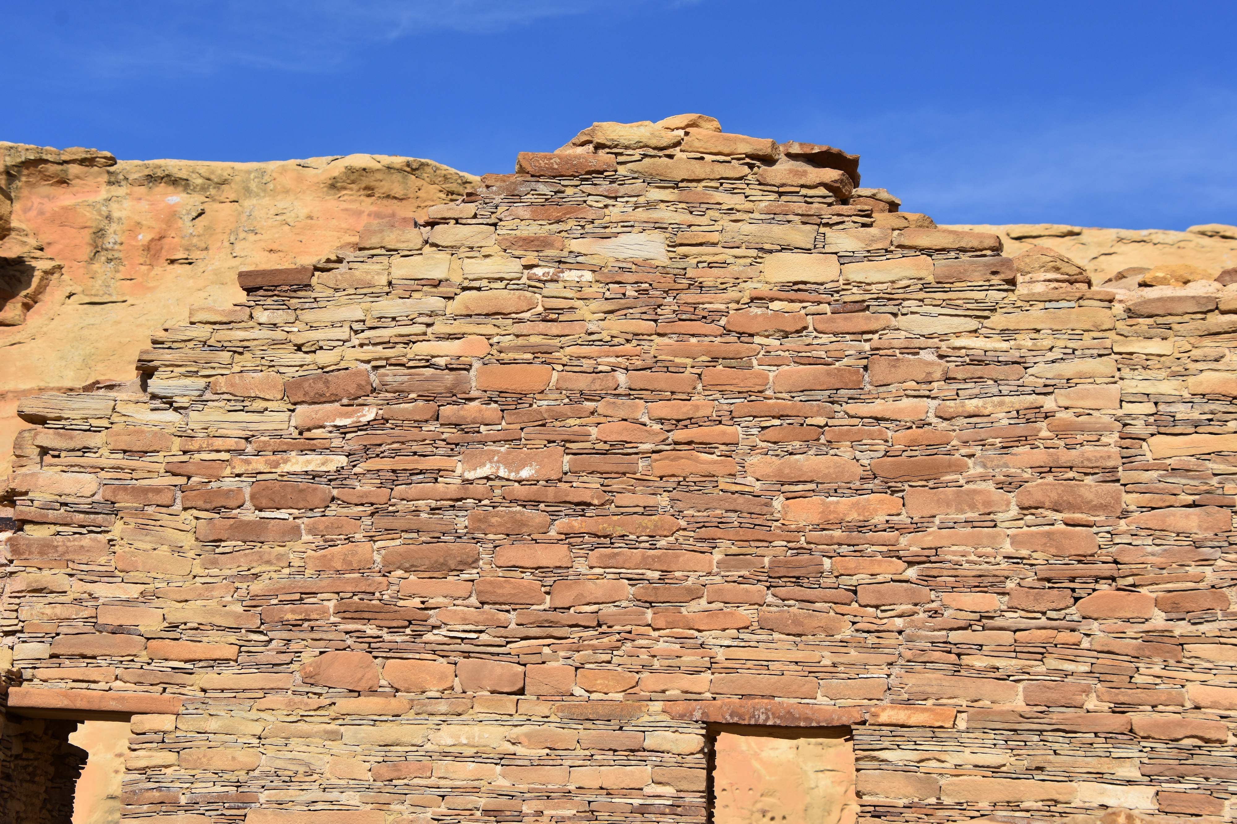 Brick Wall, Chetro Ketl, Chaco Culture N.H.P.