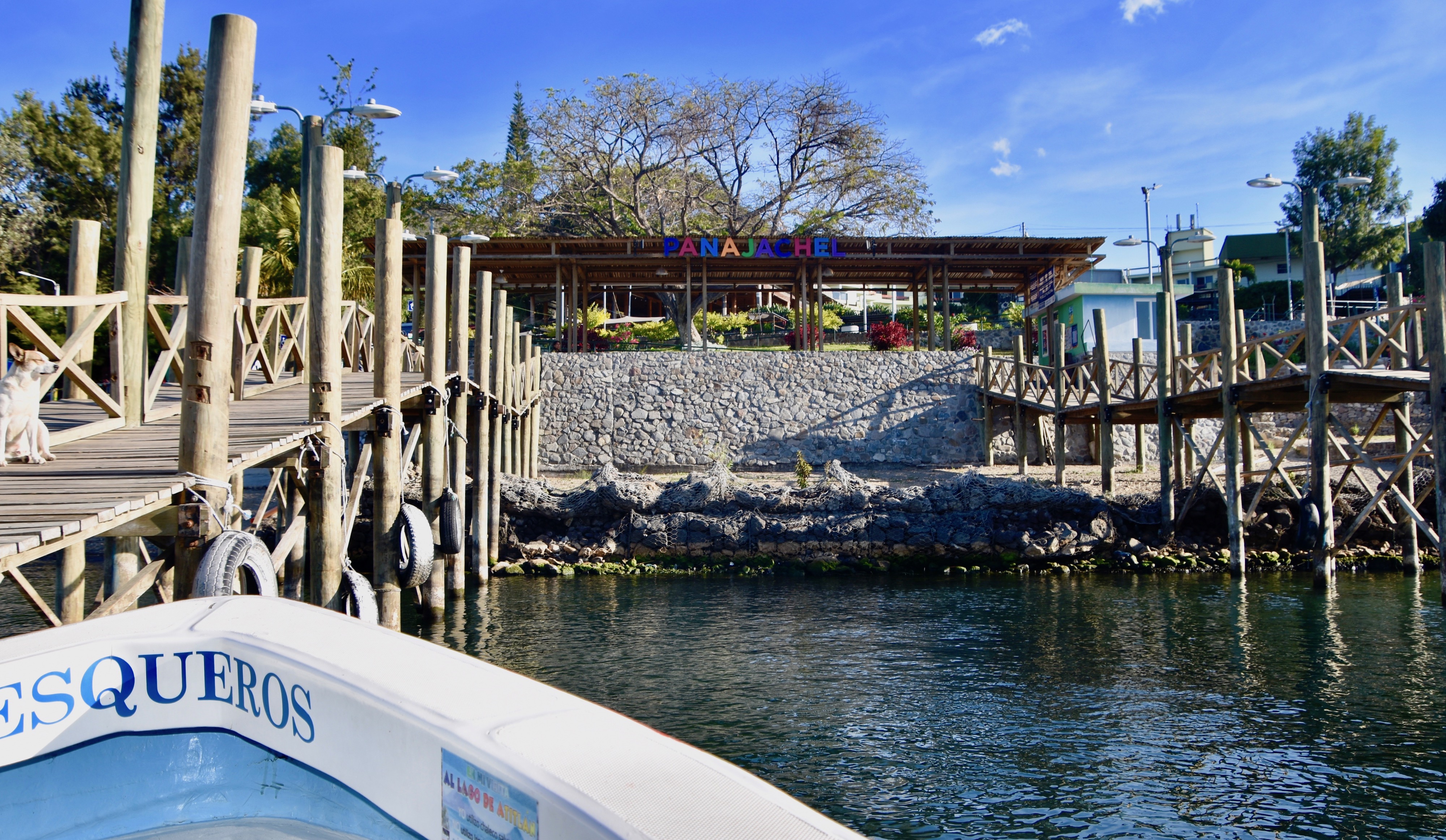 Leaving Panajachel on Lake Atitlan