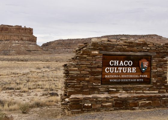 Enttrance to Chaco Culture
