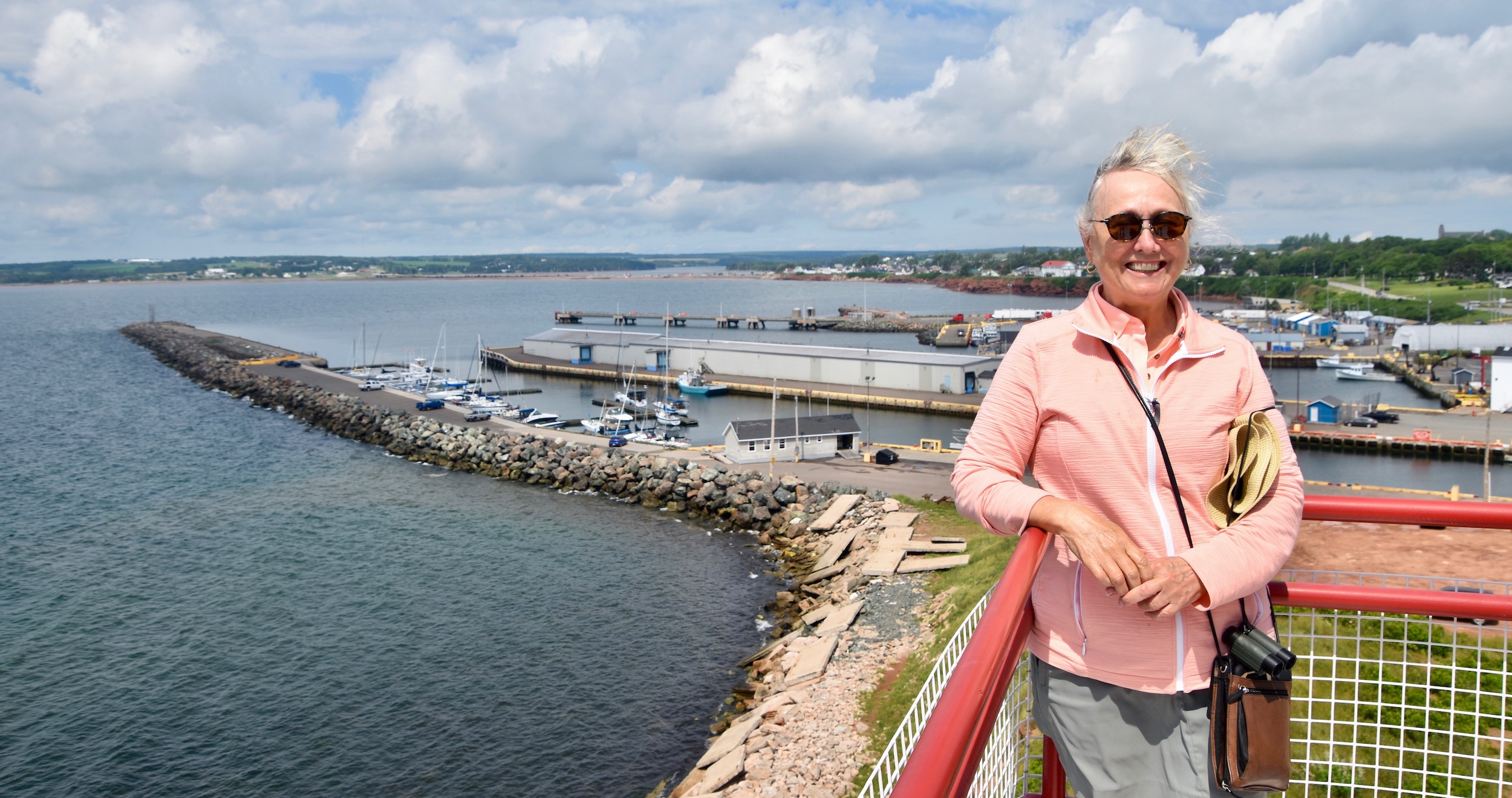 Atop the Souris Lighthouse, eastern PEI