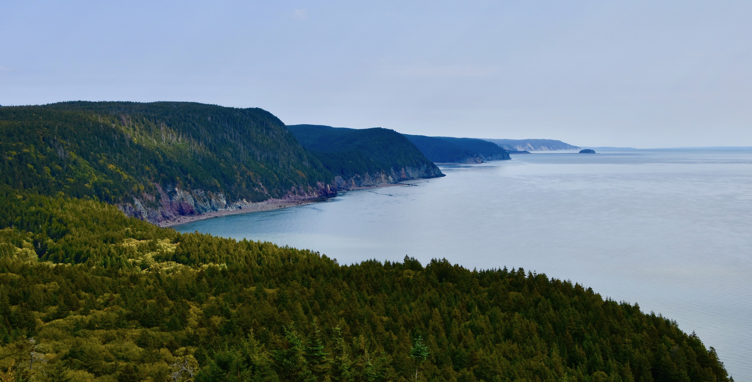 The wondrous views from Fundy National Park in Alma New Brunswick