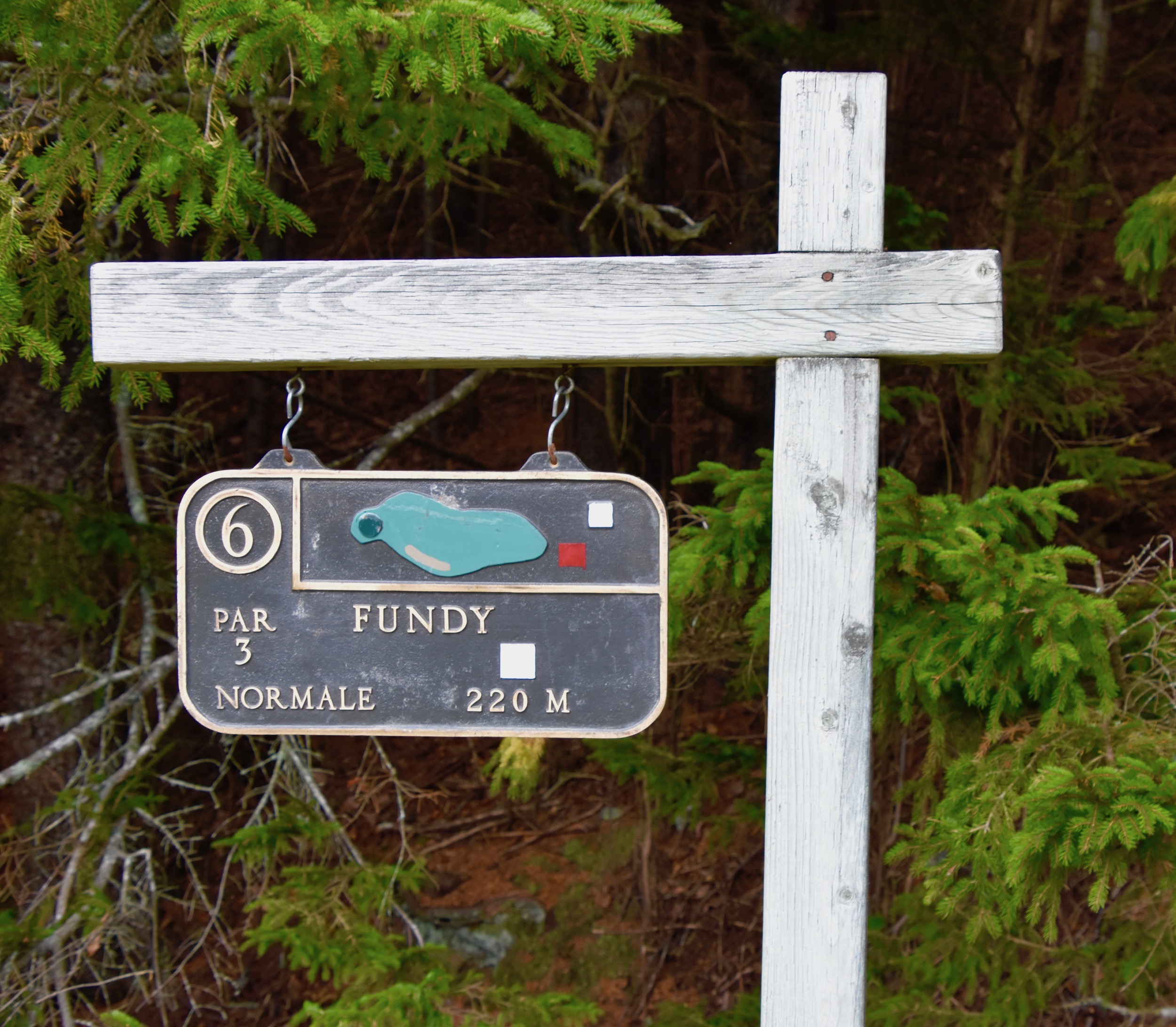 Hole Marker, Fundy Golf Course