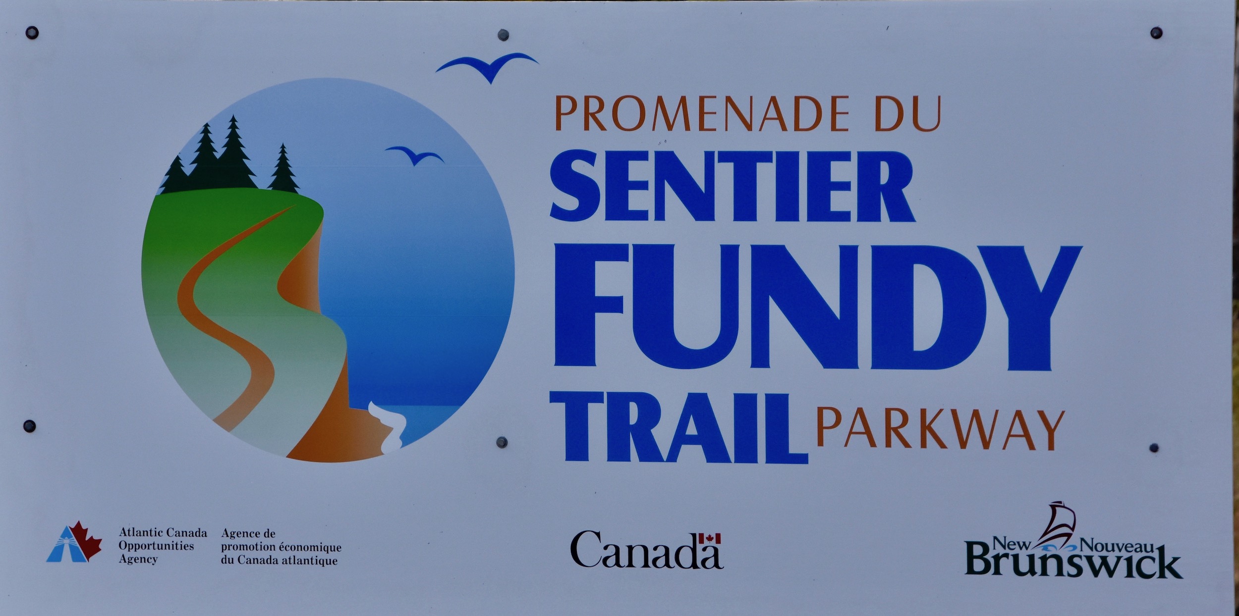 Sign for Fundy Trail Parkway