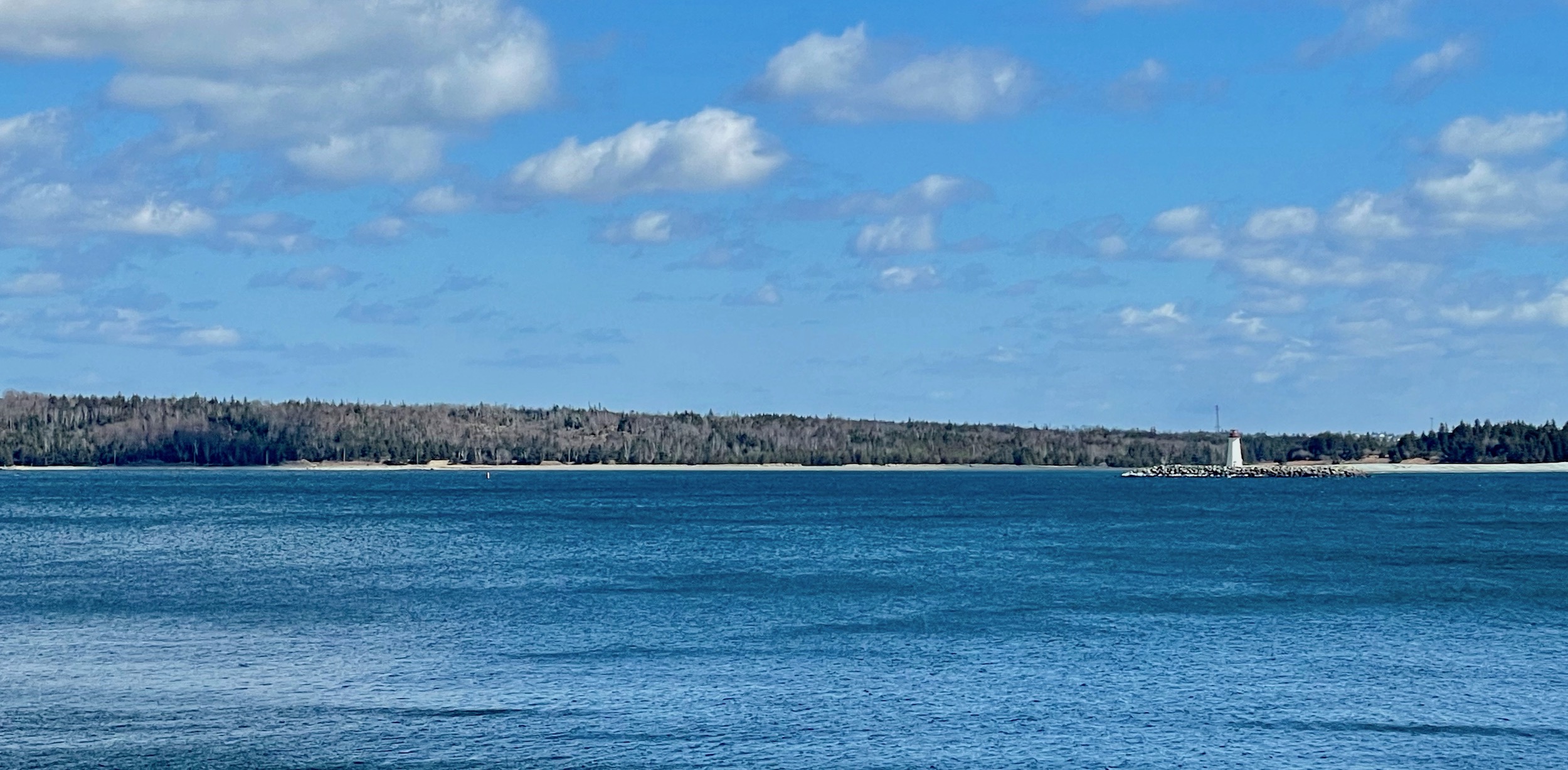 York Redoubt view of McNab's Island