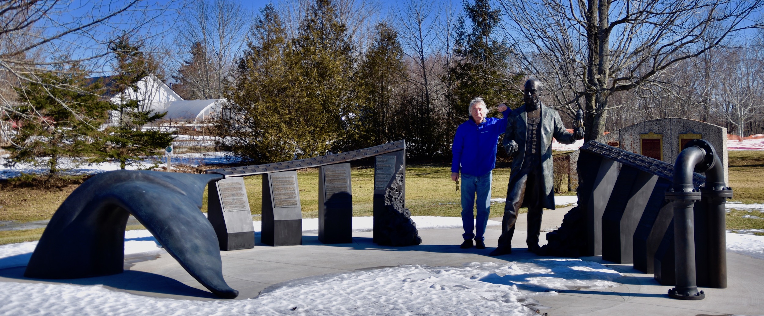 With Abraham Gesner near Sheffield Mills