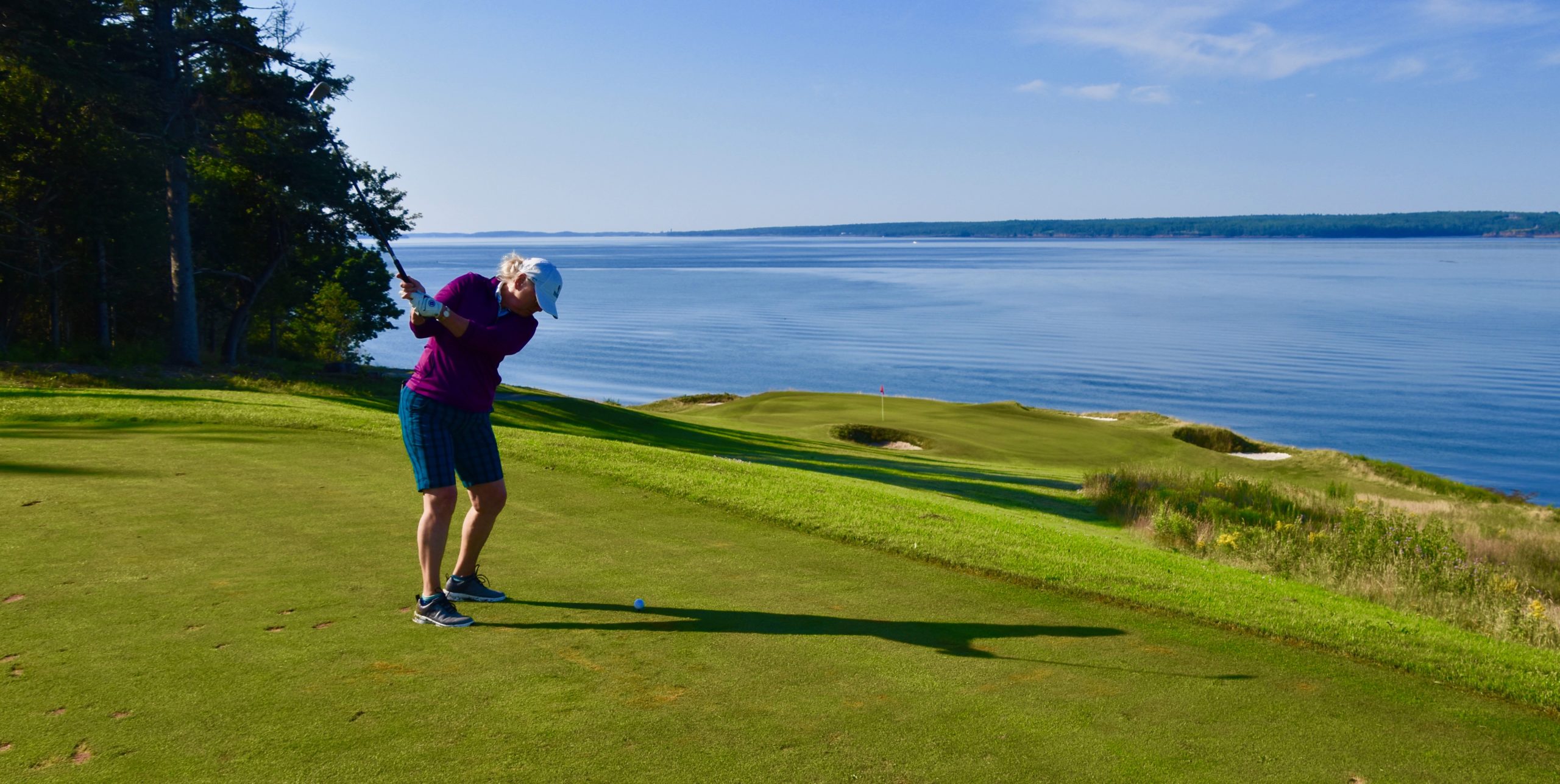 Alison on No. 12, Algonquin Golf Course