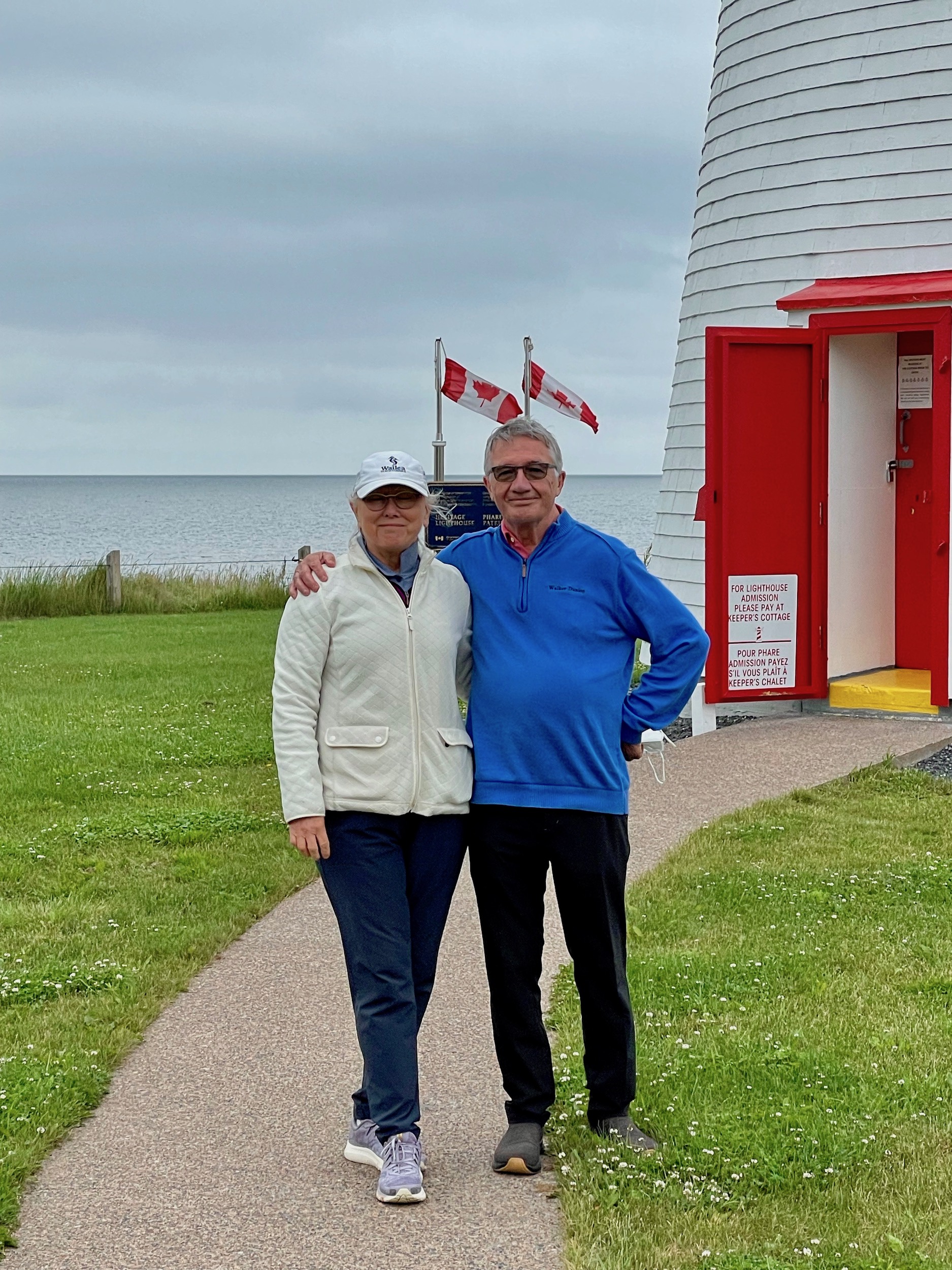 Ready to Climb the Point Prim Lighthouse