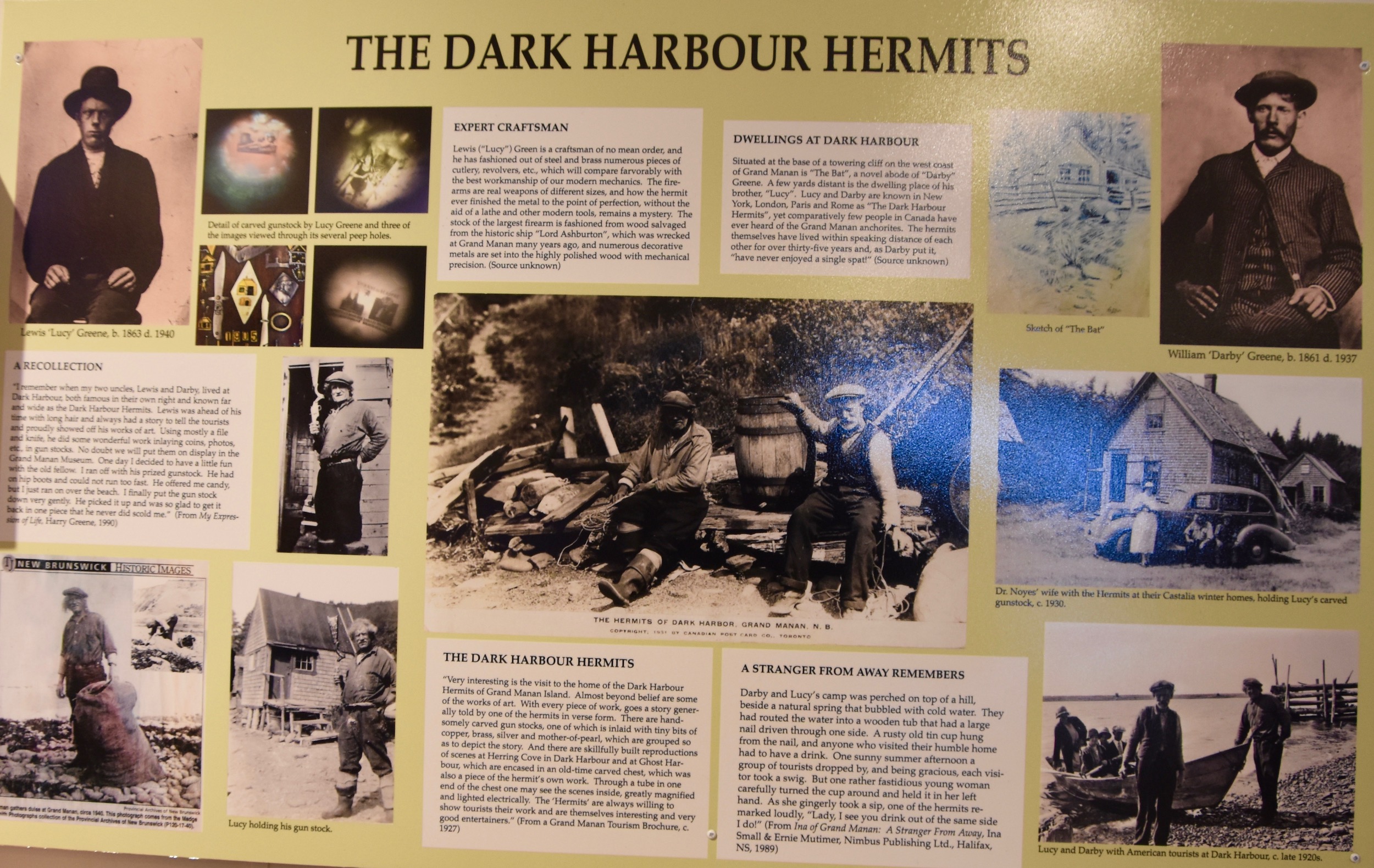 The Dark Harbour Hermits, Grand Manan Museum