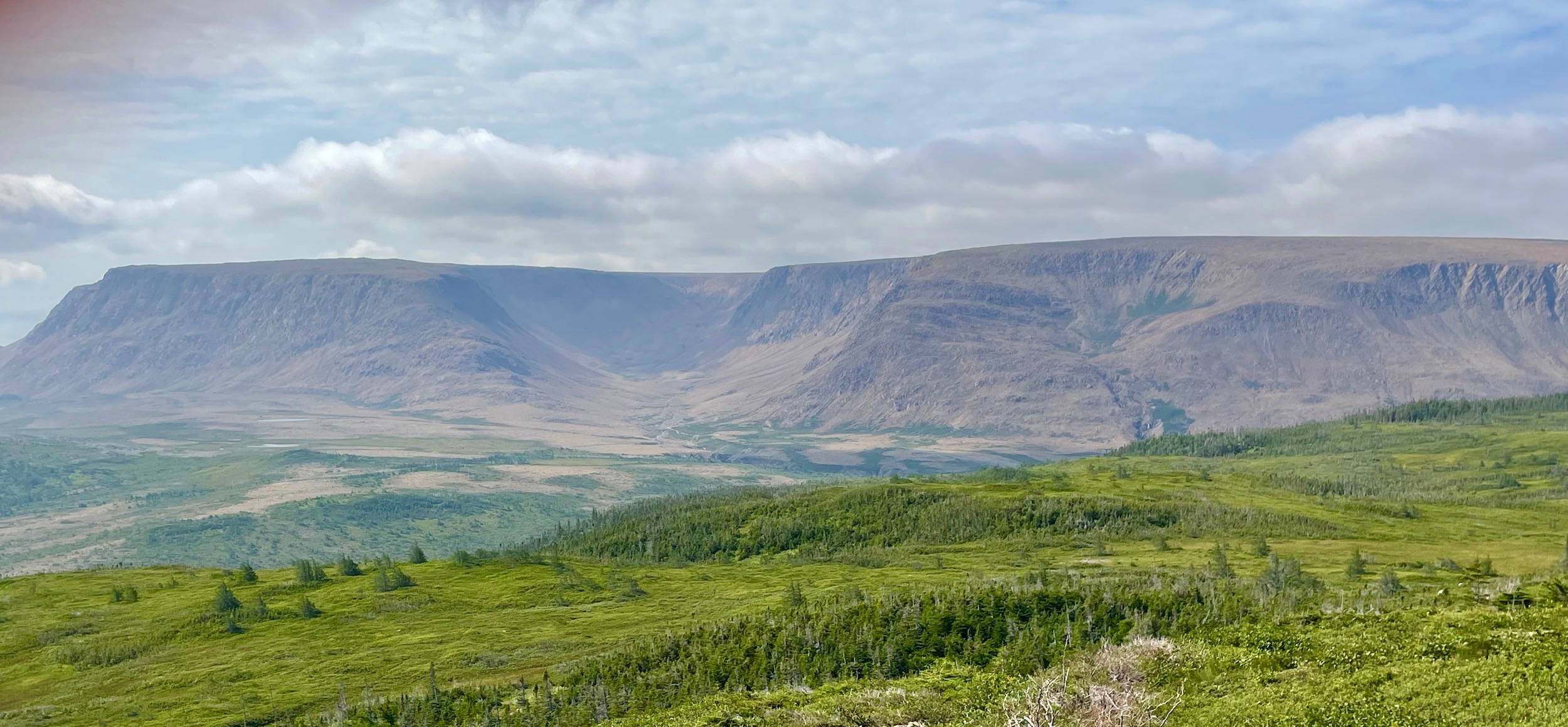 Tablelands from Lookout Trail, Gros Morne