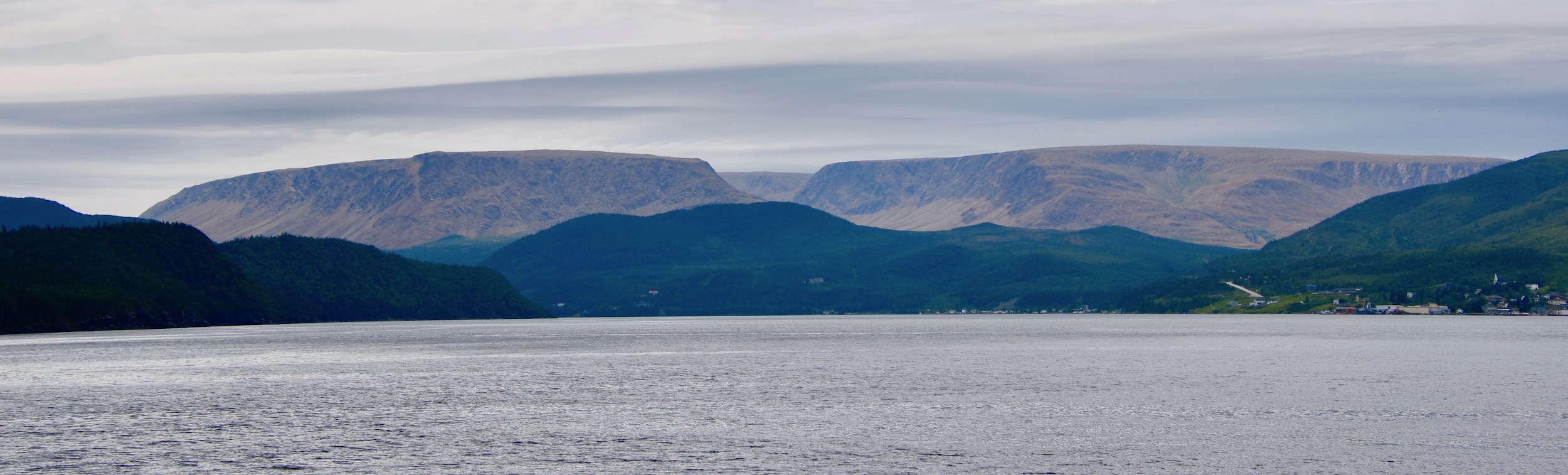 The Tablelands from Bonne Bay, Gros Morne