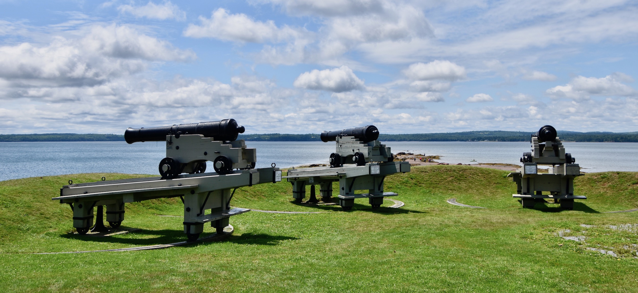 Three 18 Pound Cannons, St. Andrews Blockhouse