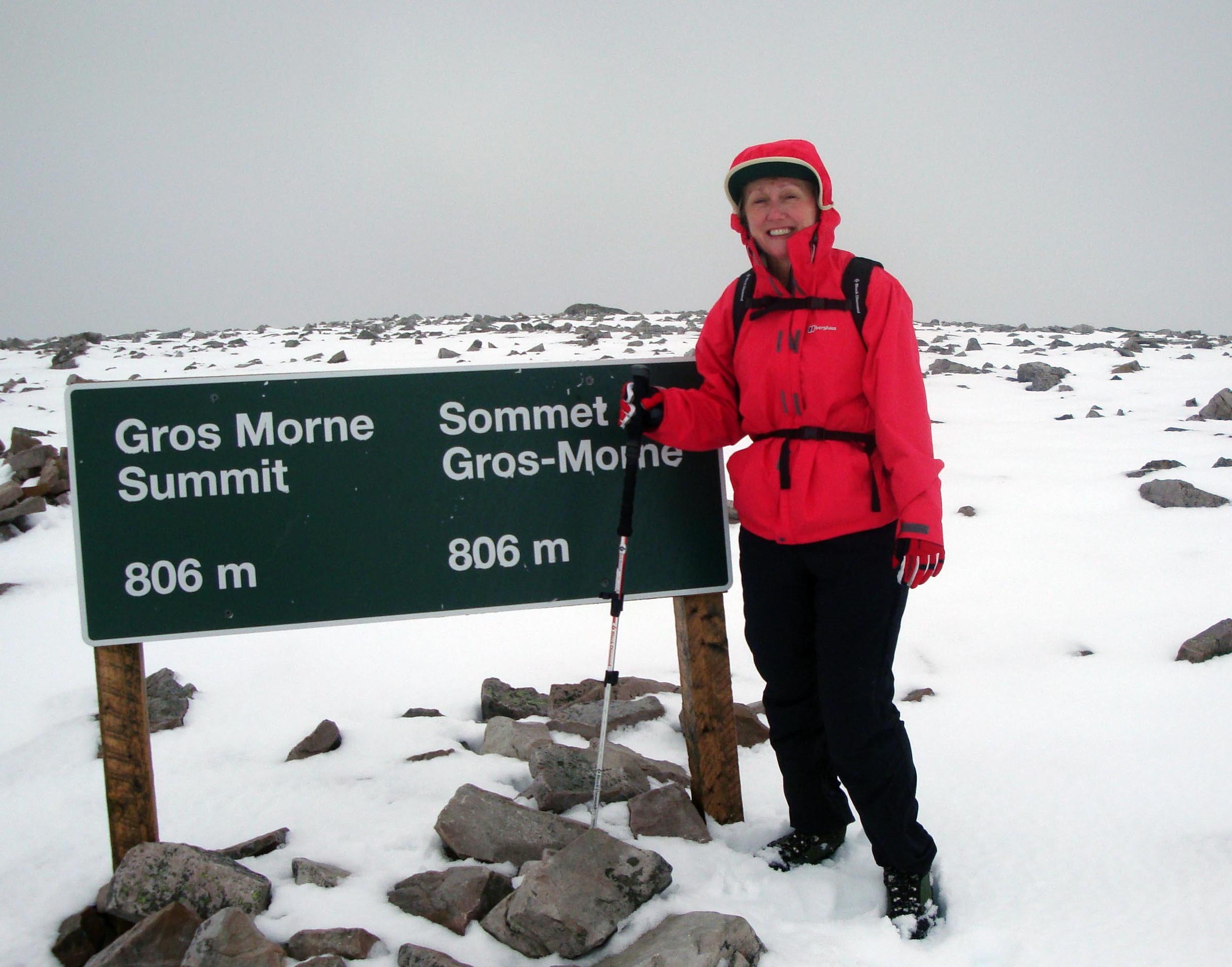 Summit of Gros Morne Mountain