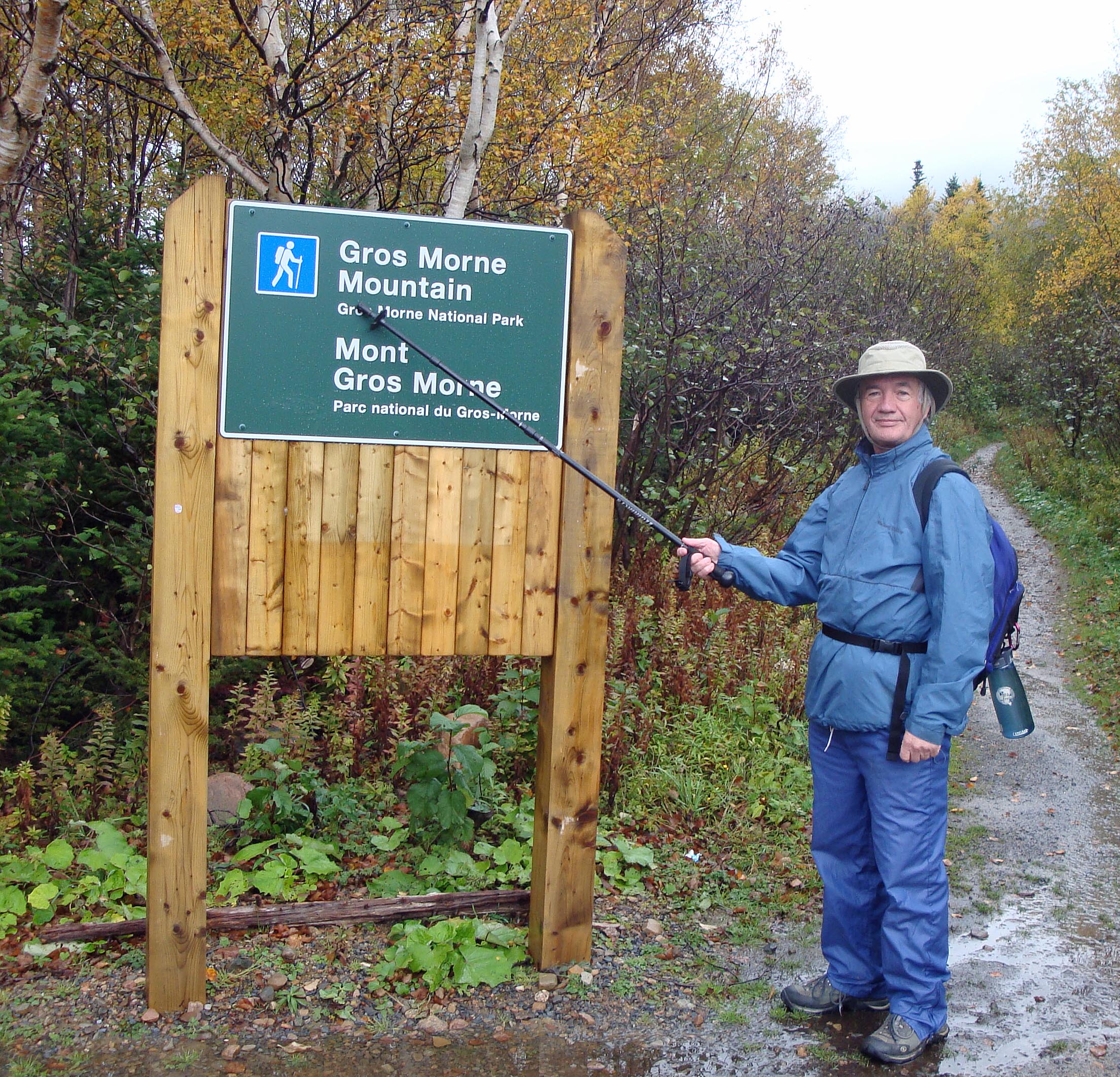 Tackling Gros Morne Mountain