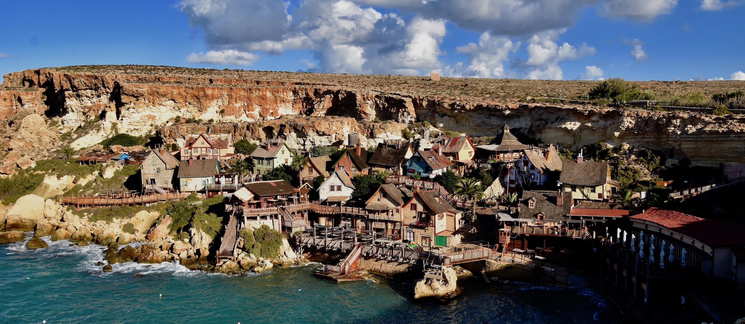 Popeye's Village on the Way to Gozo