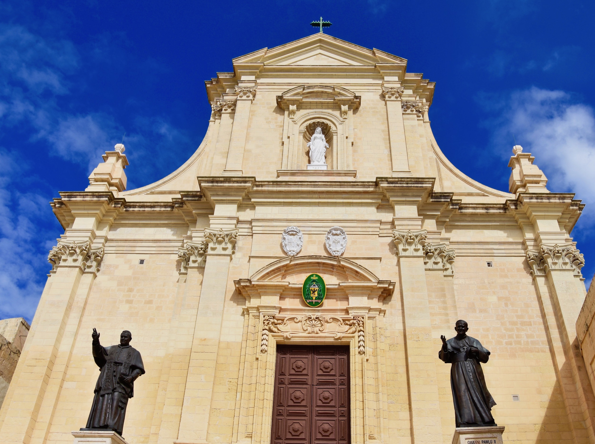 Cathedral of the Assumption with John-Paul II, CIttadella Gozo