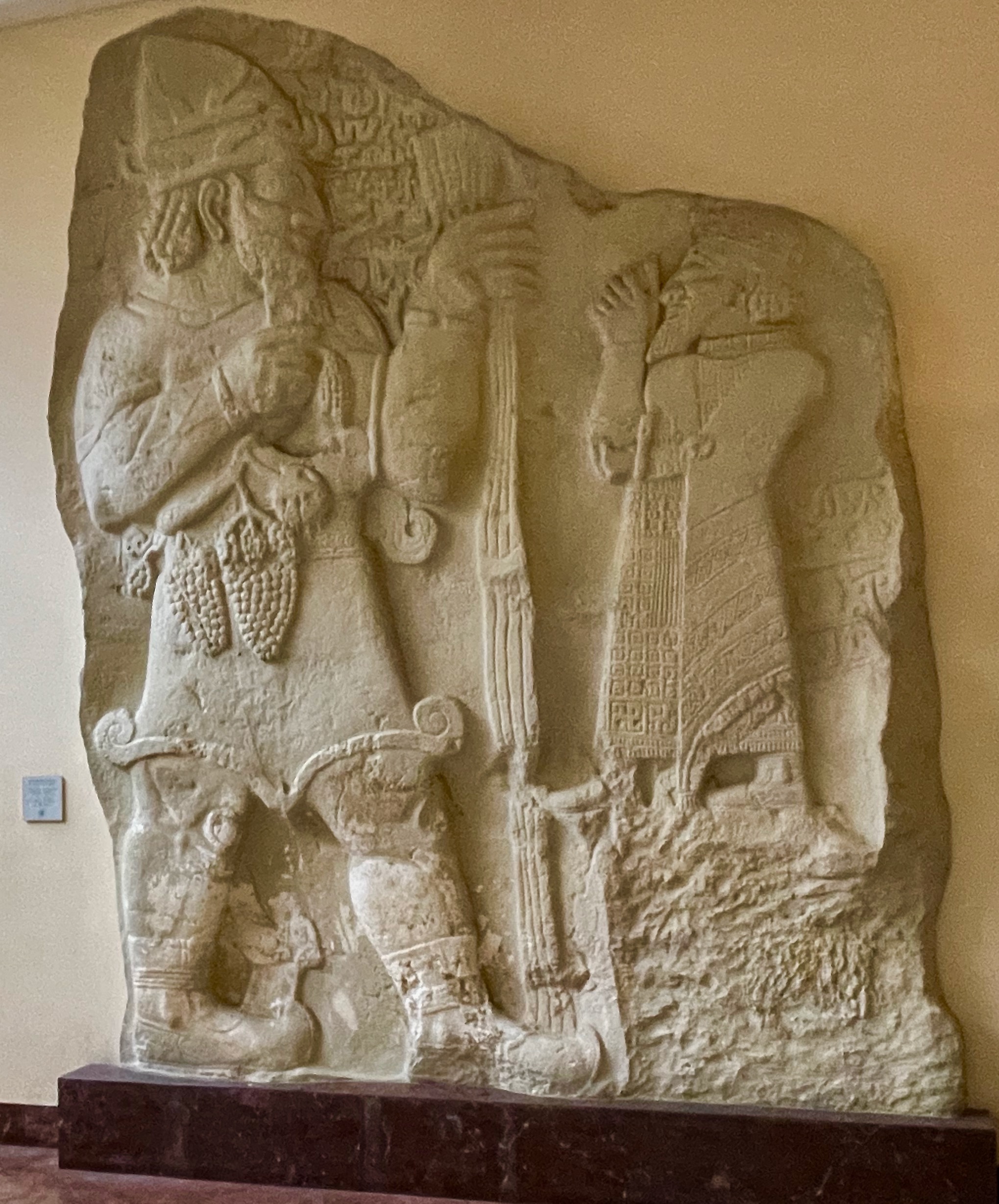 King Warpalawas Praying to the God Tarhunza, Hittite 8th century BC, the Ancient Orient Museum, Istanbul