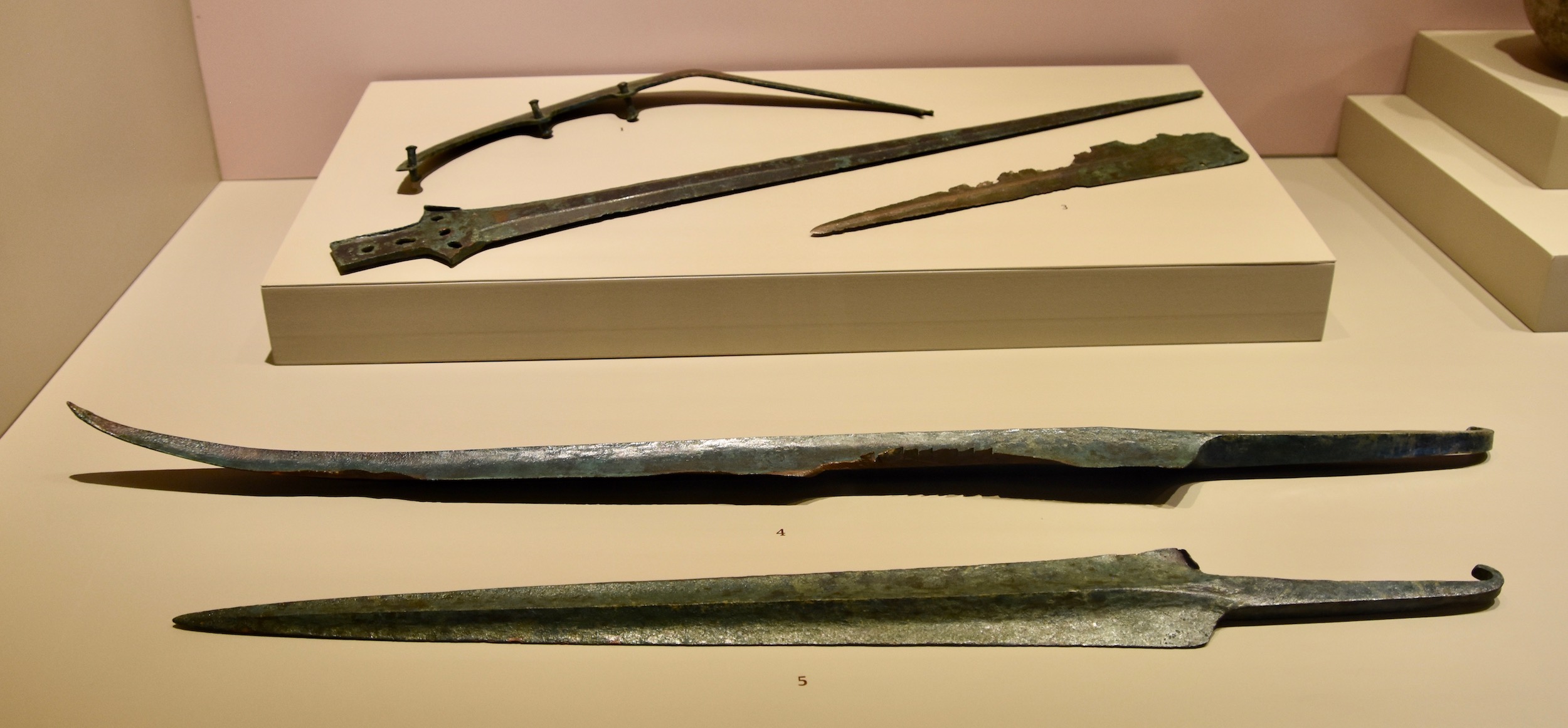 Bronze Spear Tips 3000 - 1050 BC, the Ephesus Museum