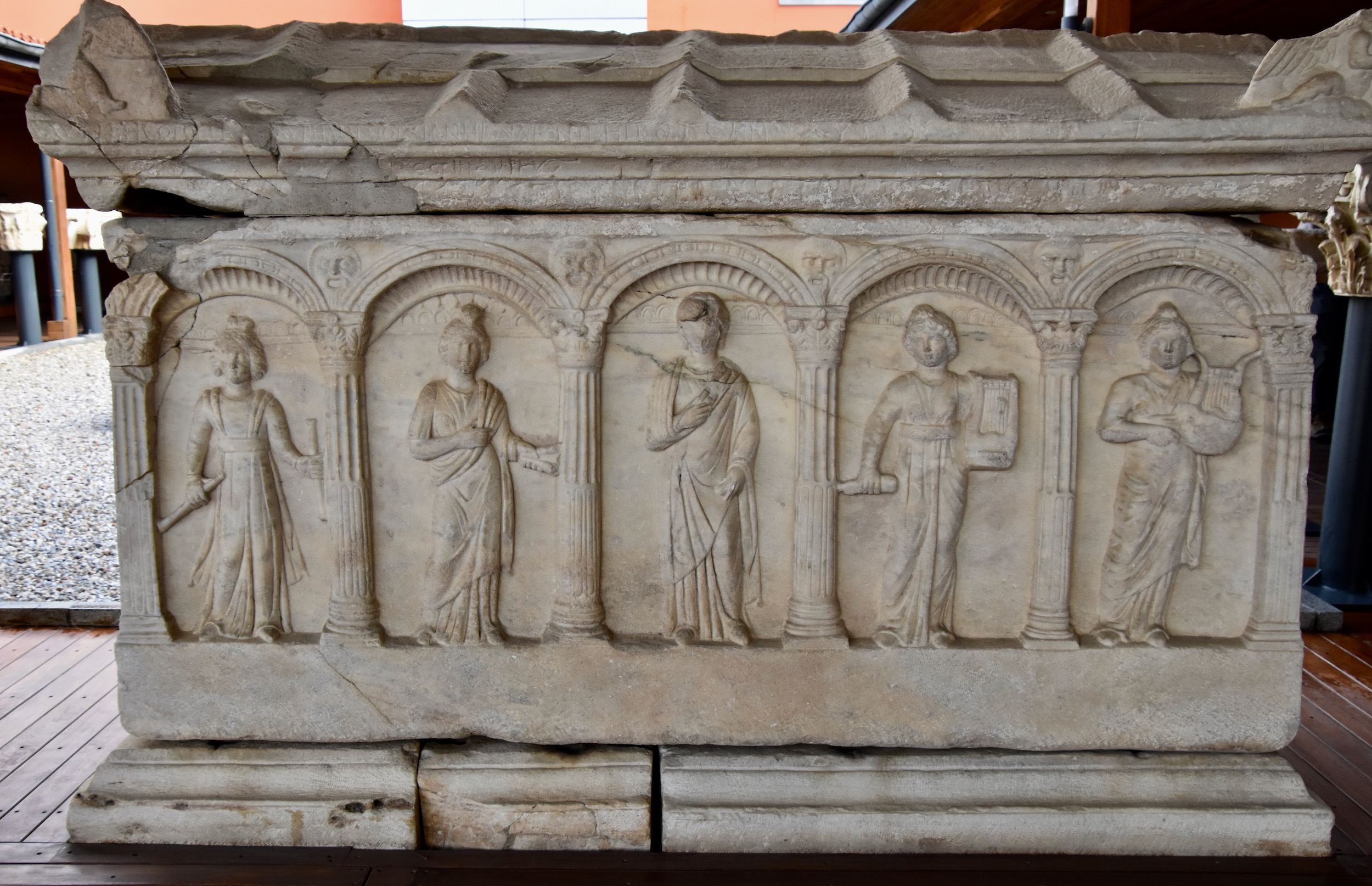 Sarcophagus of the Muses, the Ephesus Museum