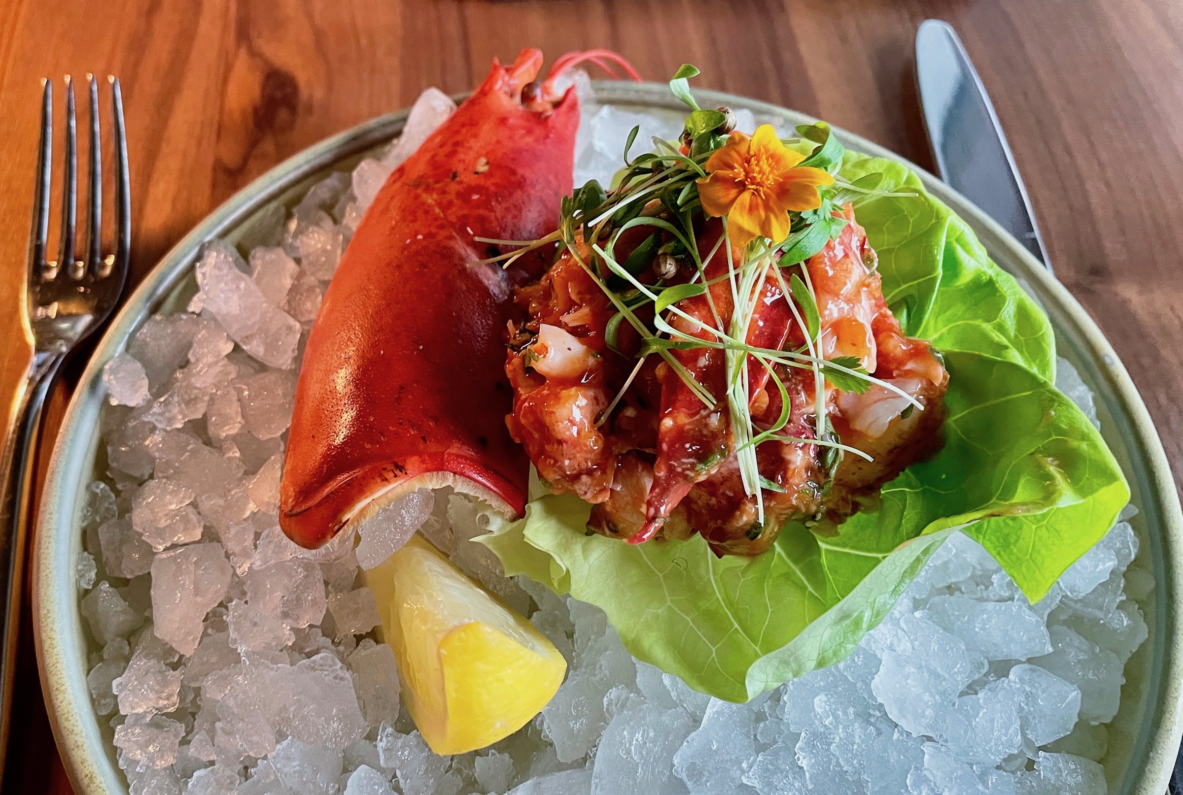 Nova Scotia Lobster Cocktail, Drift, Muir