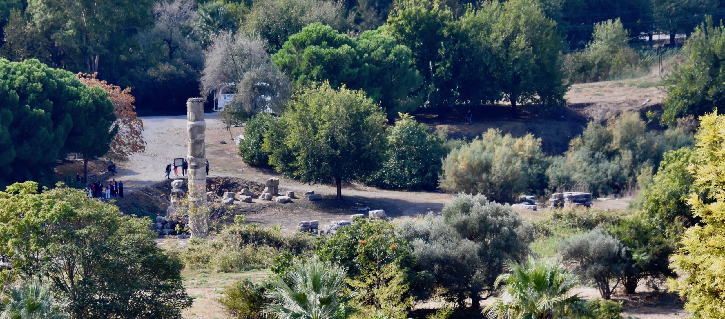 Temple of Artemis from the Basilica of Saint John