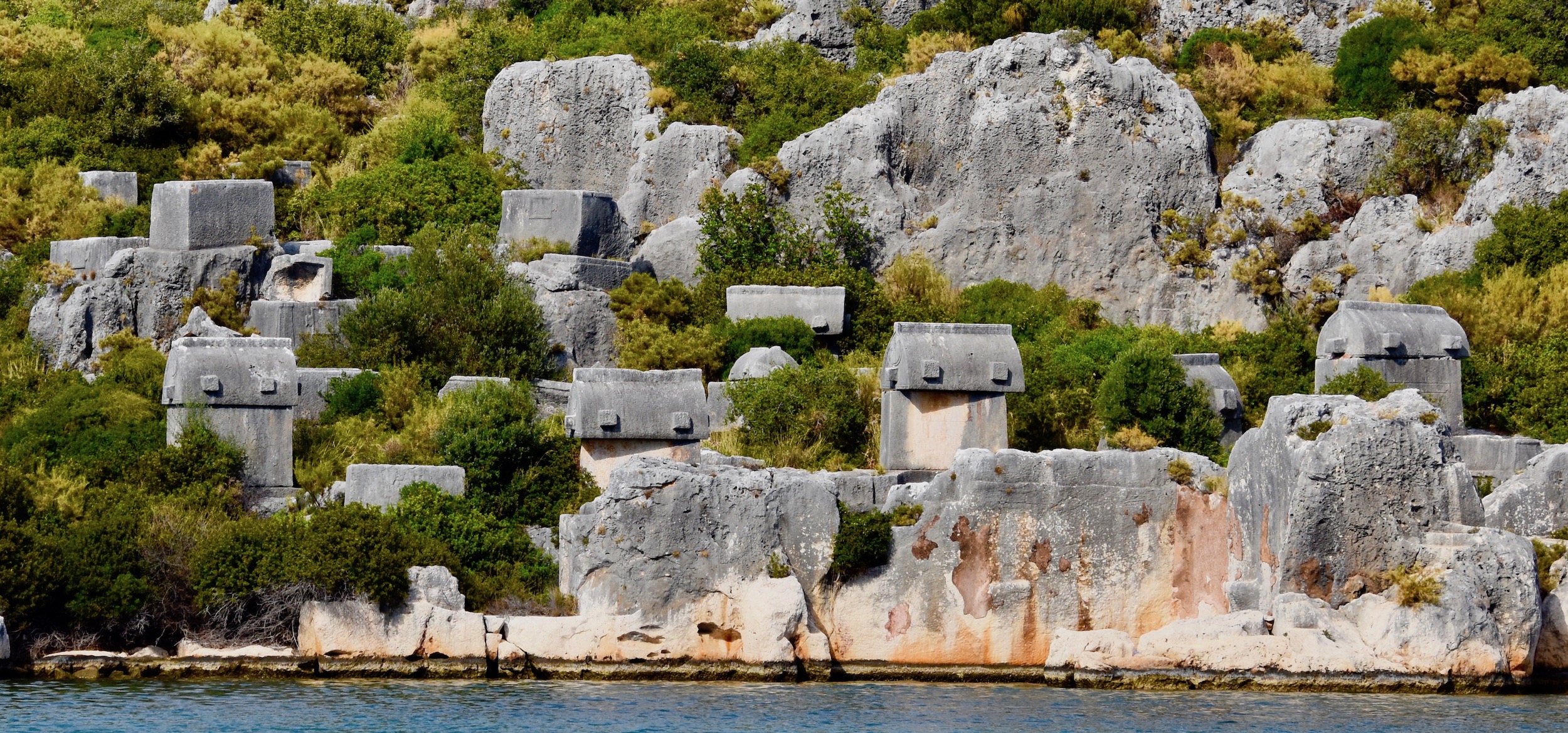 Waterfront Lycian Tombs, the Turquoise Coast