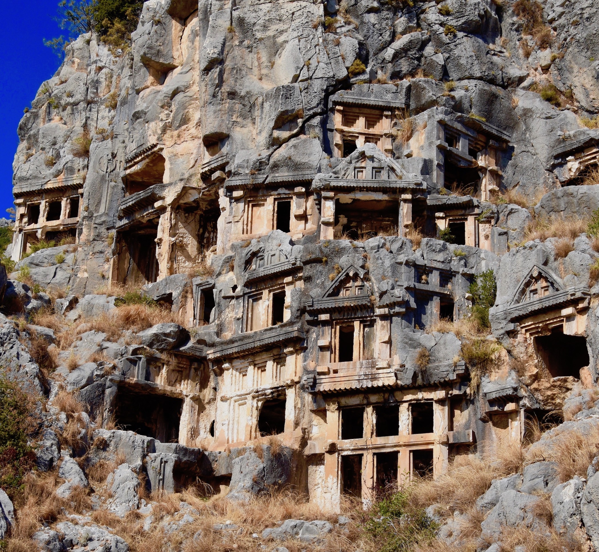 Lycian Tombs Close Up, Myra.