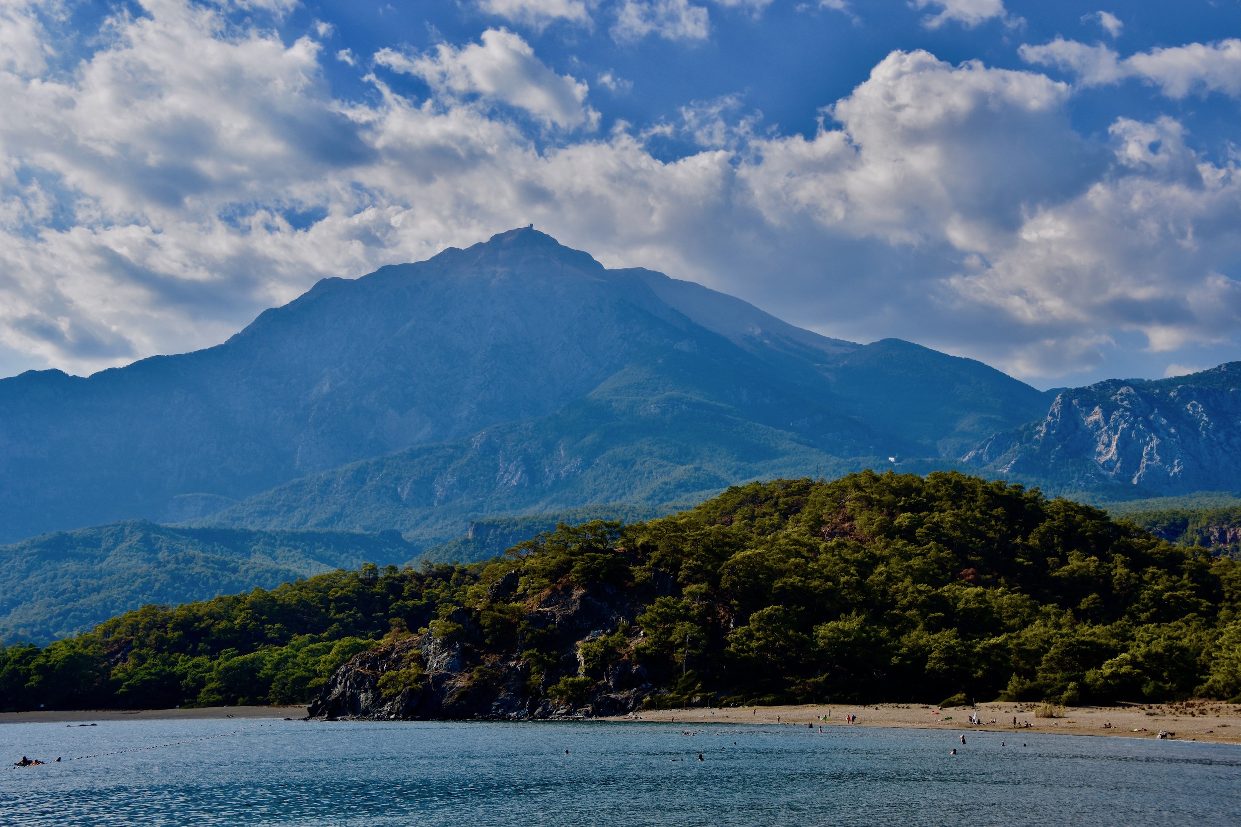 Mount Olympos from Phaselis