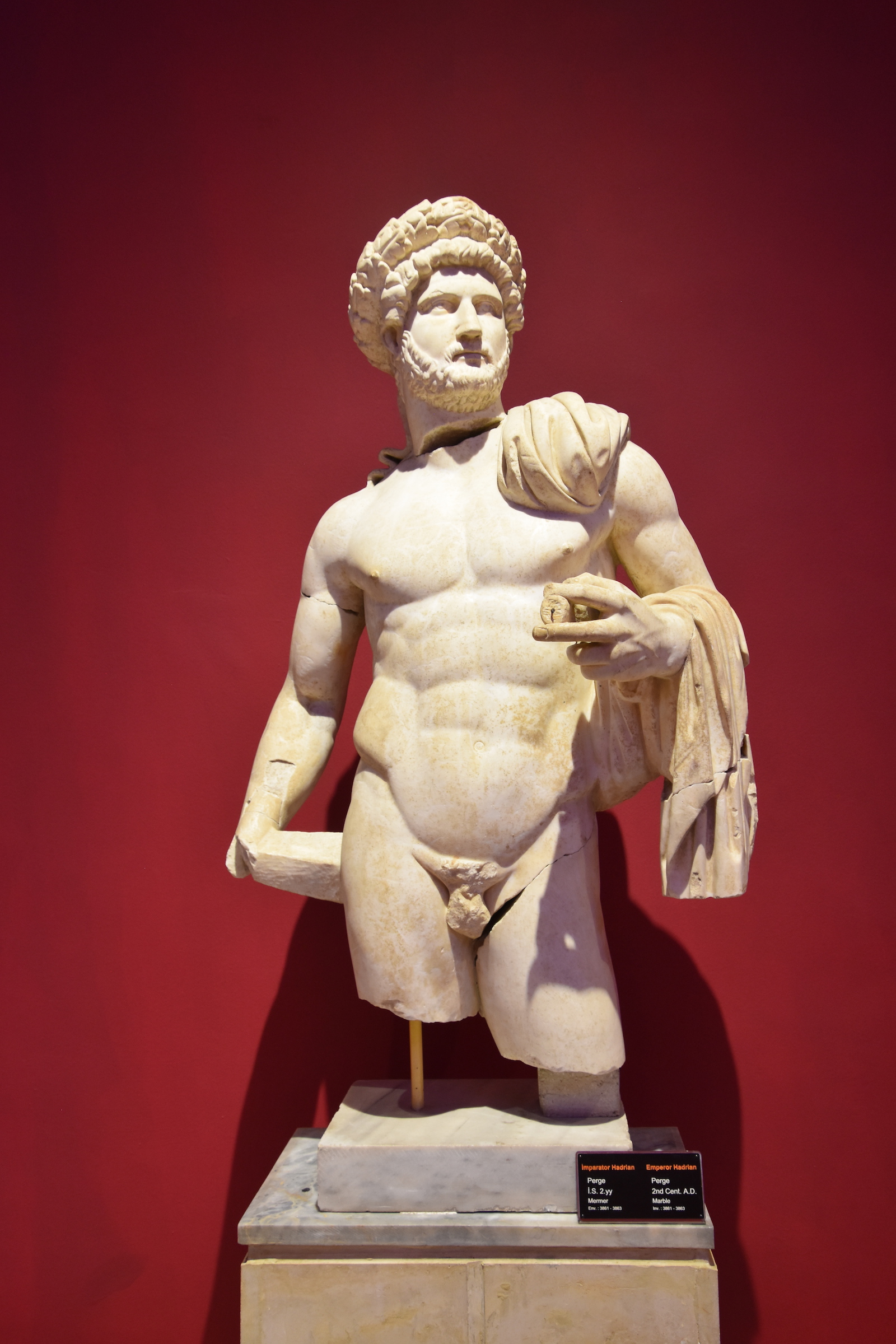Hadrian as Diomedes, Antalya Archaeological Museum