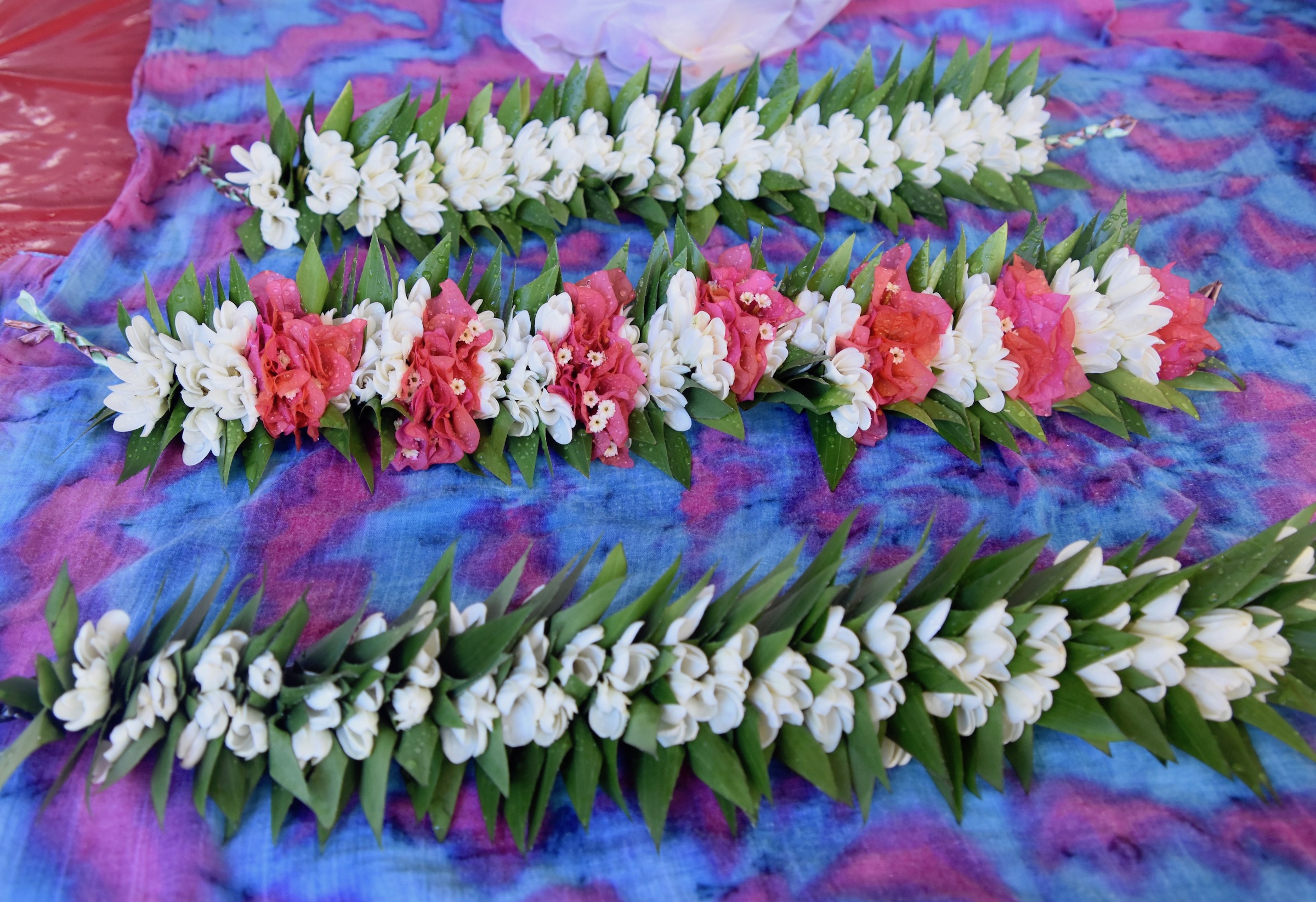 Leis for Sale, Papeete Market, Tahiti