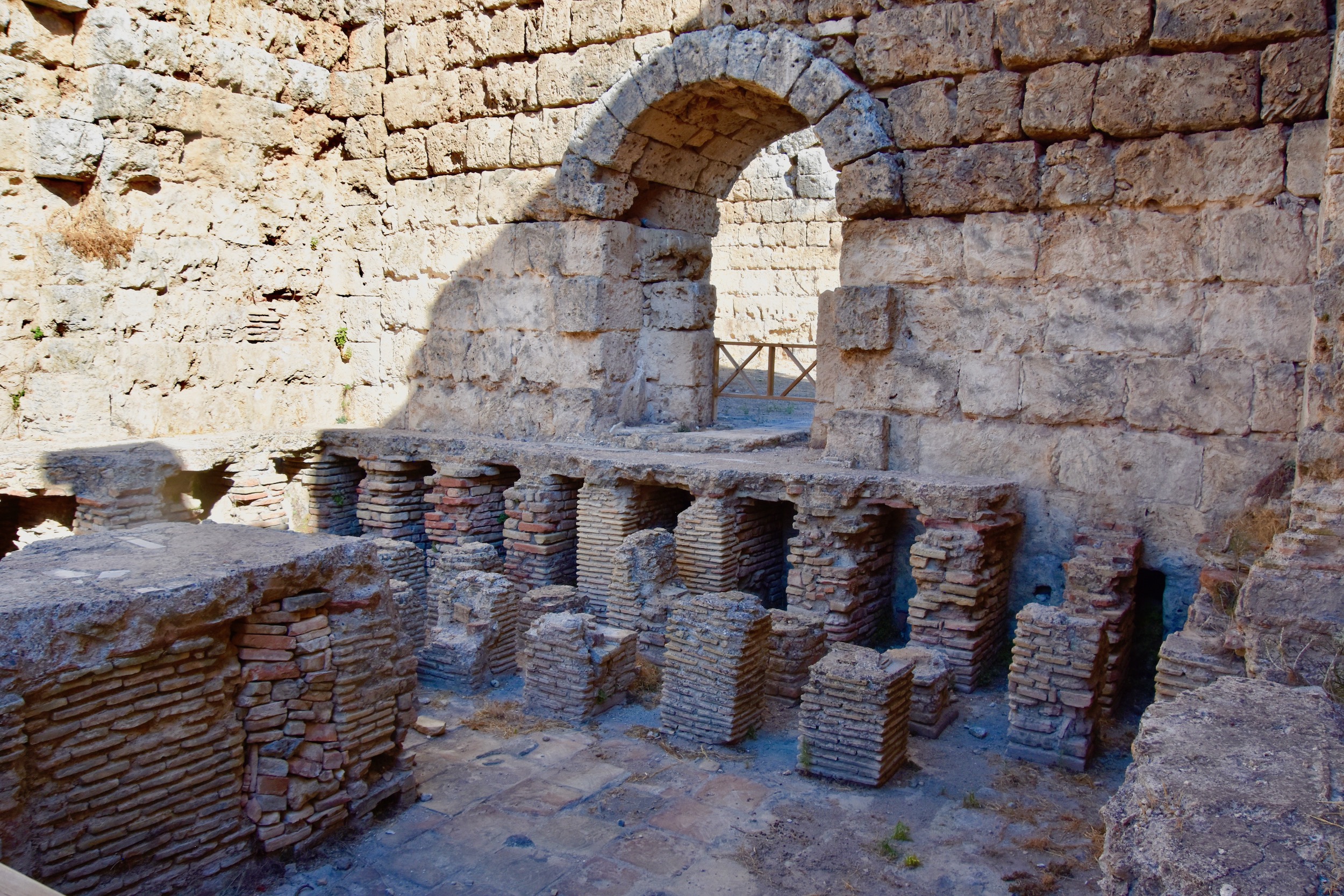 Southern Baths Caldarium, Perge