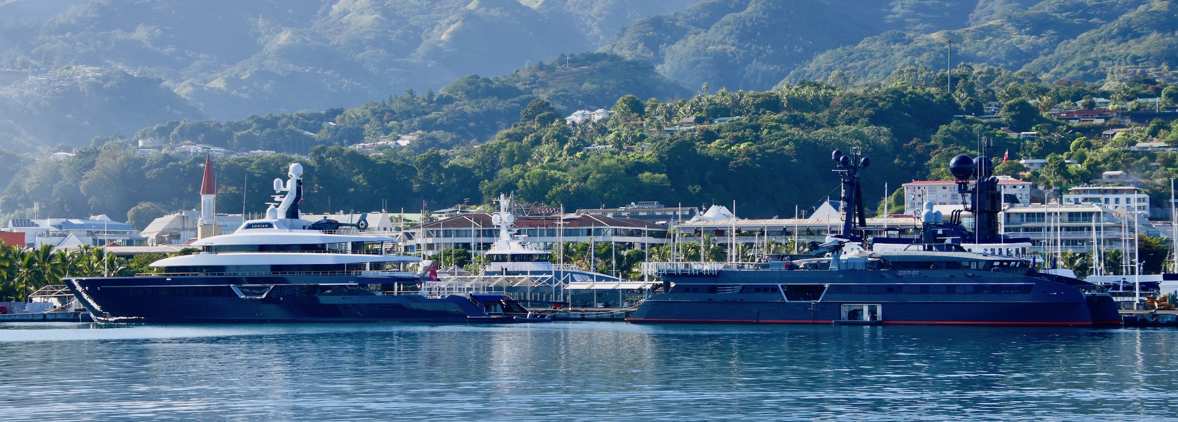 Super Yachts, Papeete Harbour