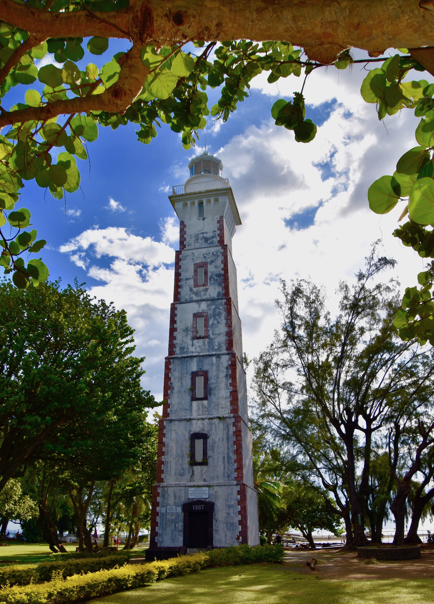  Stevenson Lighthouse, Point Venus on the Tahiti Circle Tour