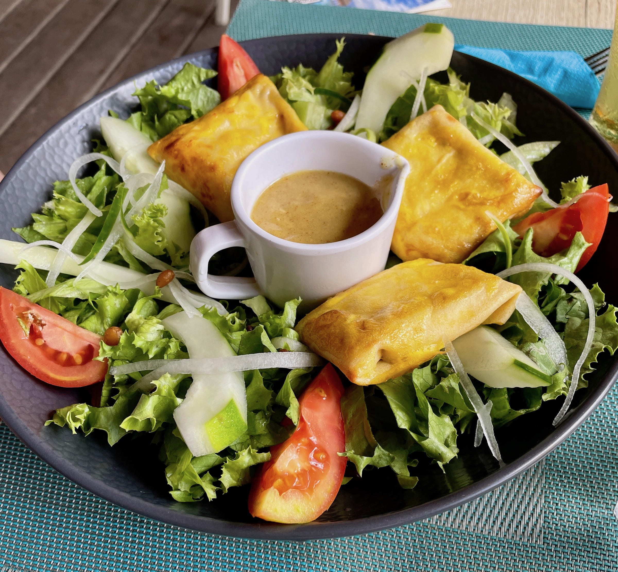 Farmer's Salad, Manava Beach resort