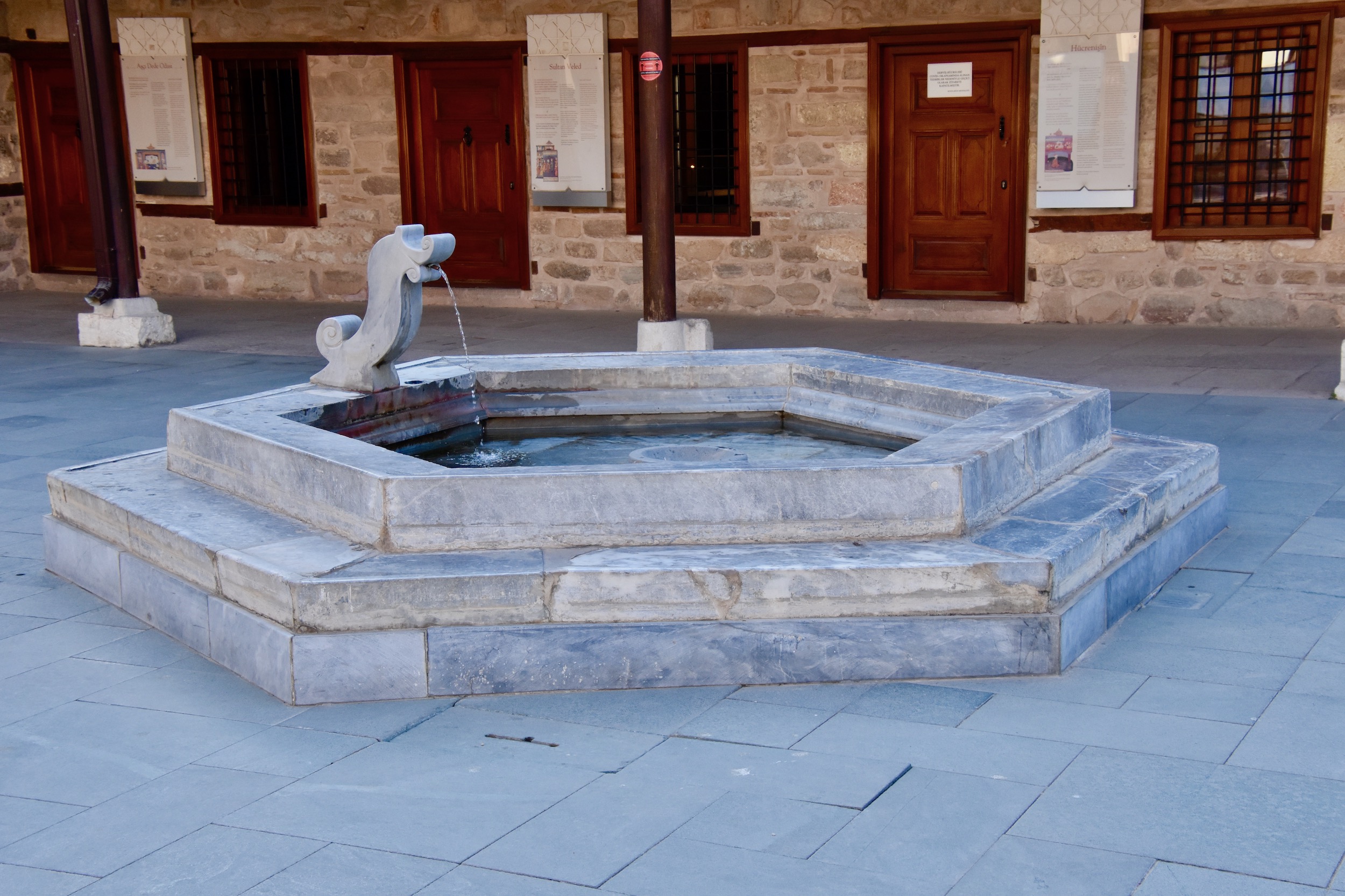 Original Dervish Fountain, Mevlana Museum, Konya