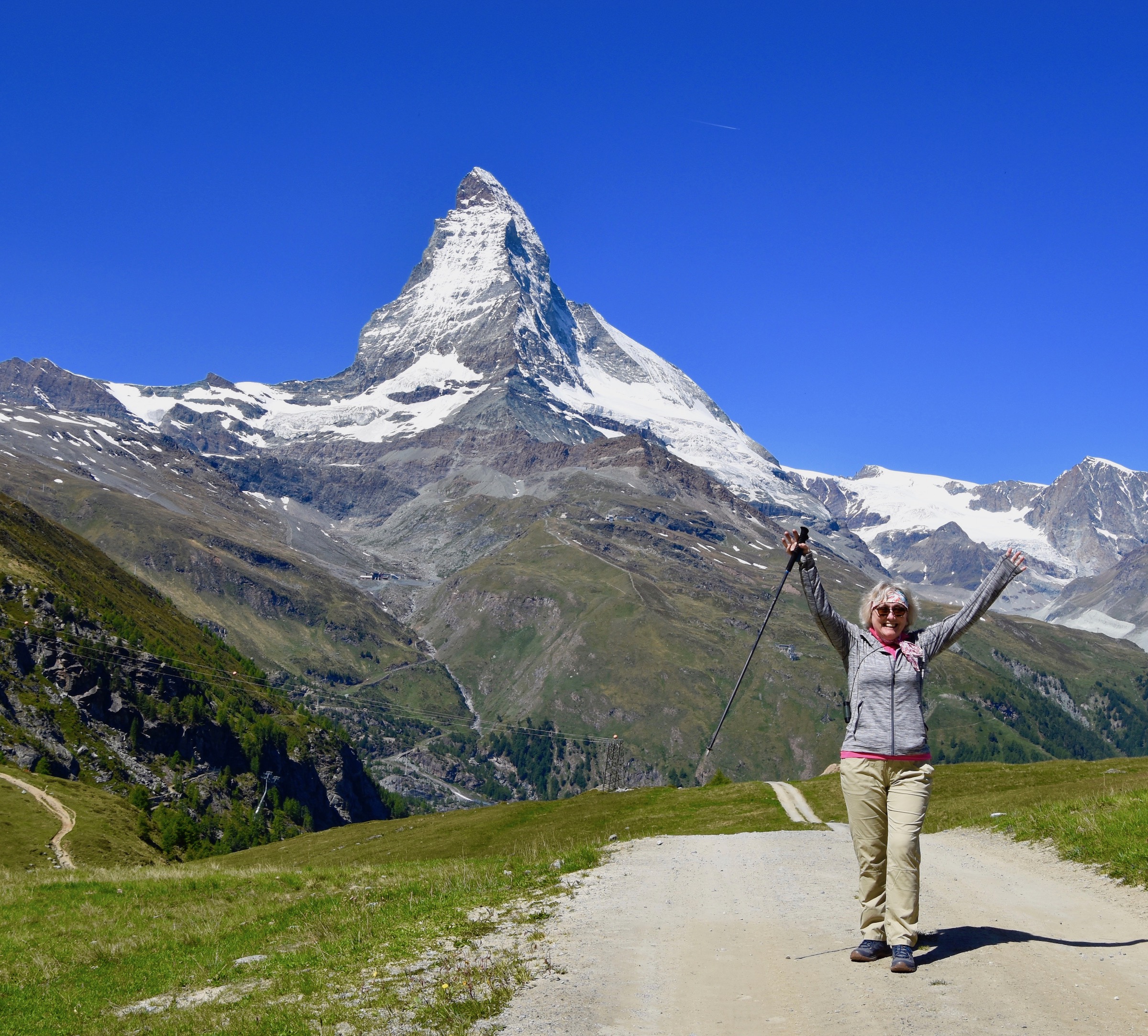 Alison Near Riffenalp Station, Switzerland