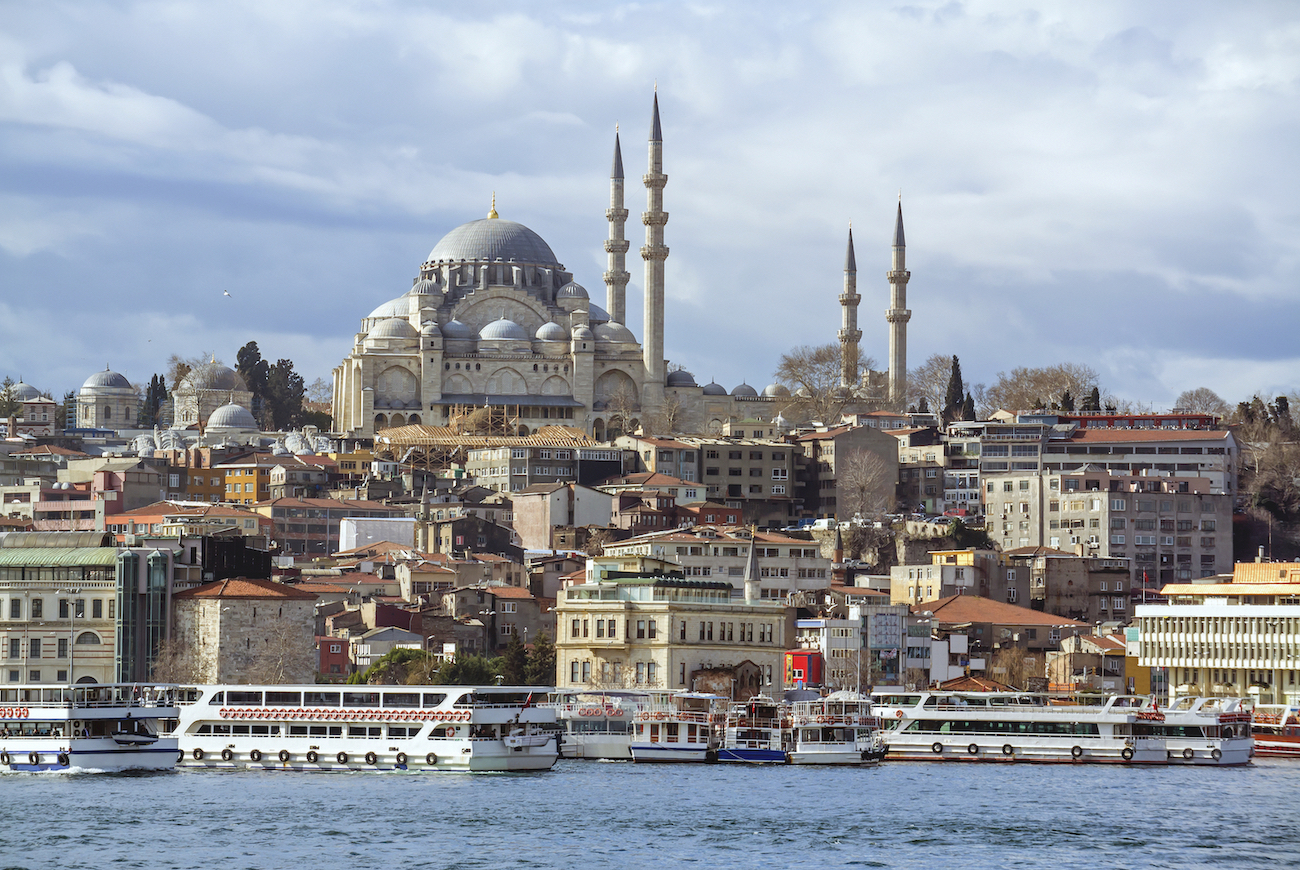 Suleymaniye Mosque in Istanbul Turkey on the Via Egnatia