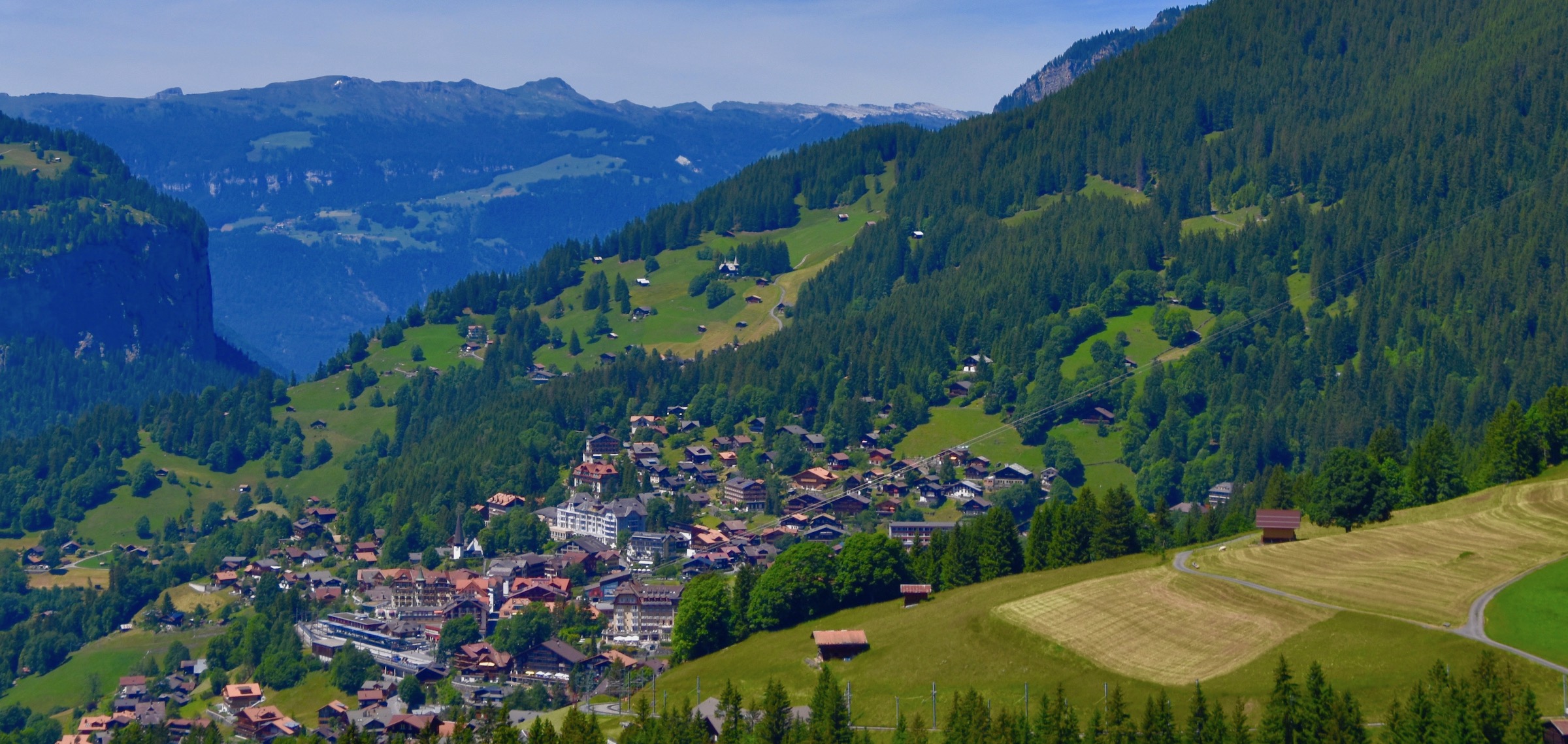 View of Wengen, Switzerland