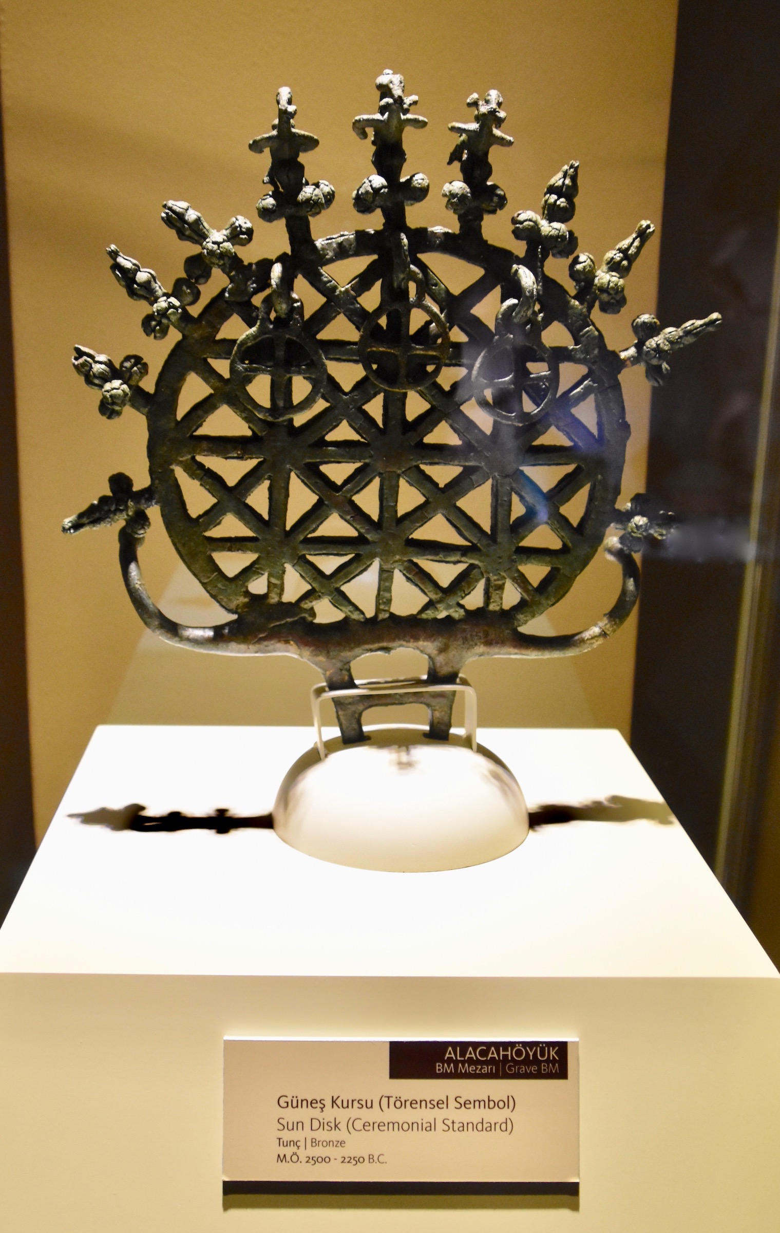Alaca Hoyuk Sun Disk, Museum of Anatolian Civilizations