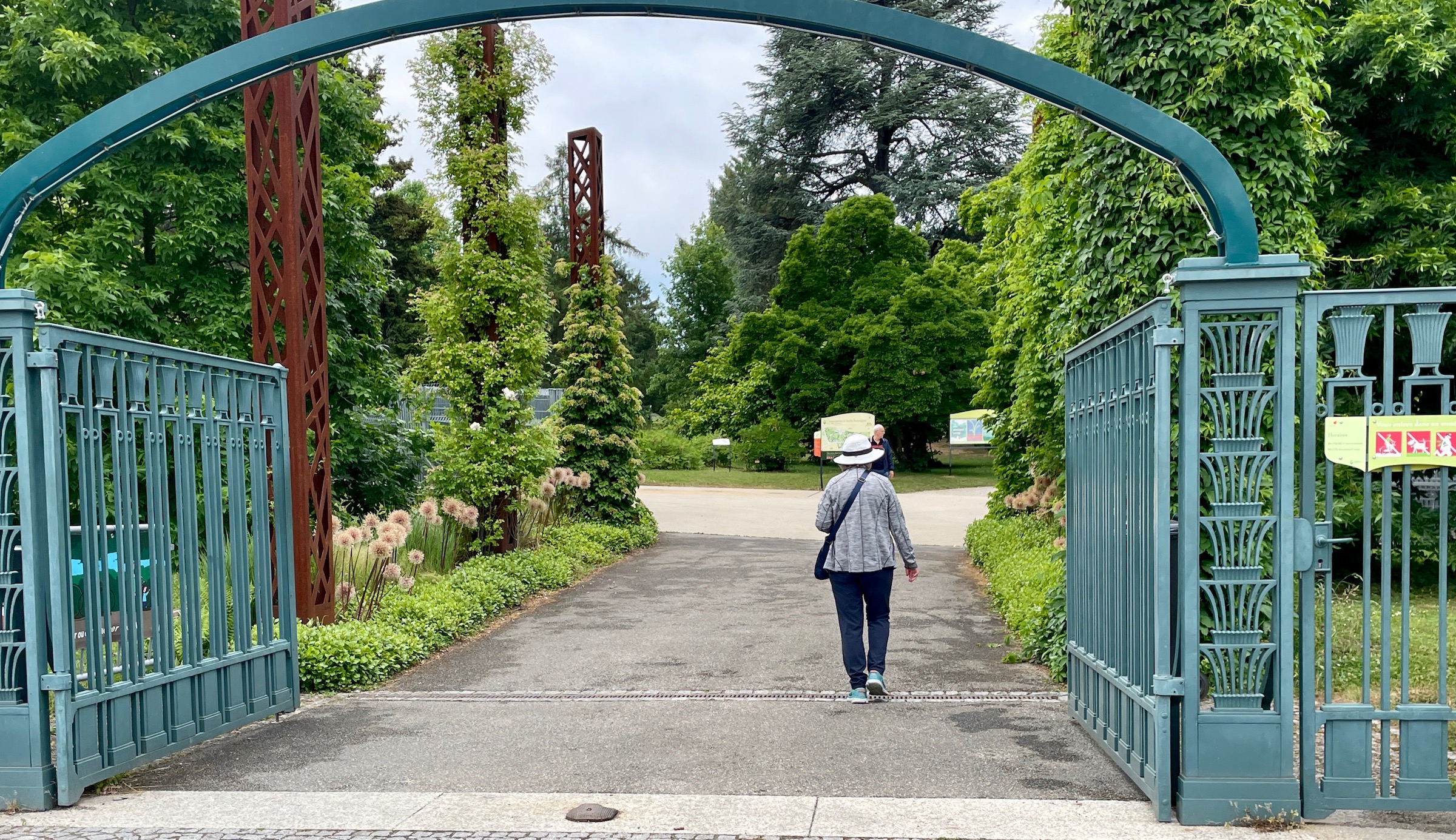 Entering the Botanical Gardens, Geneva