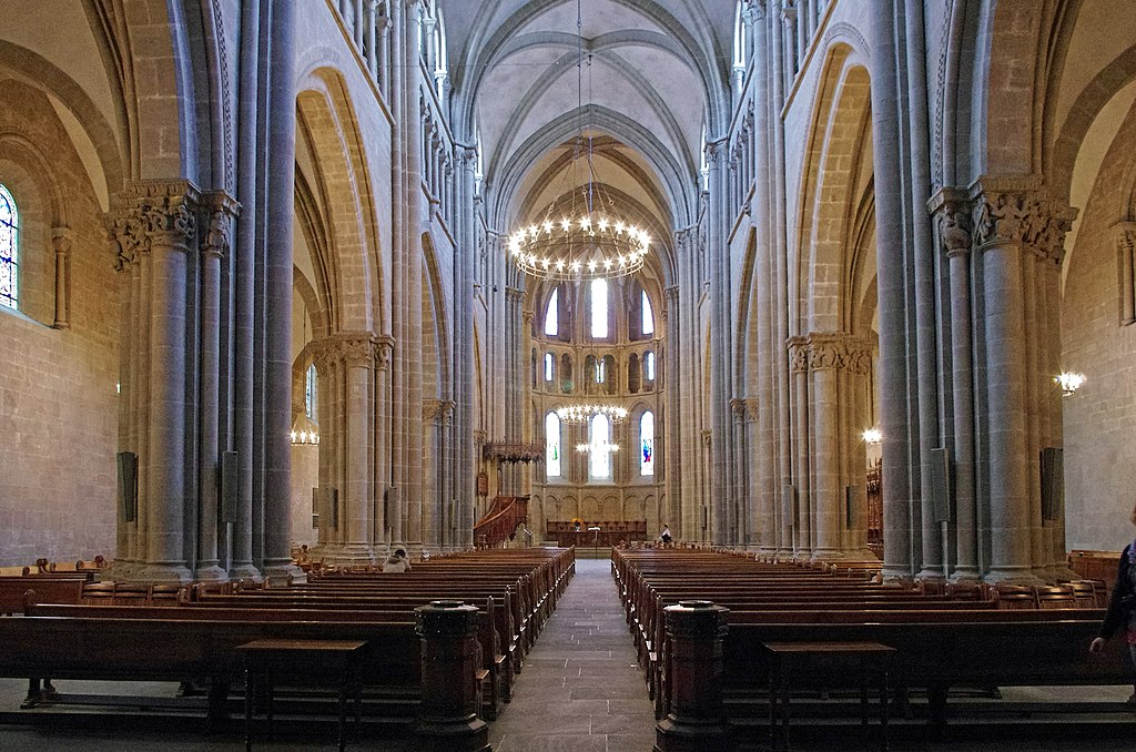 Interior of St. Peter's Cathedral, Old Town Geneva